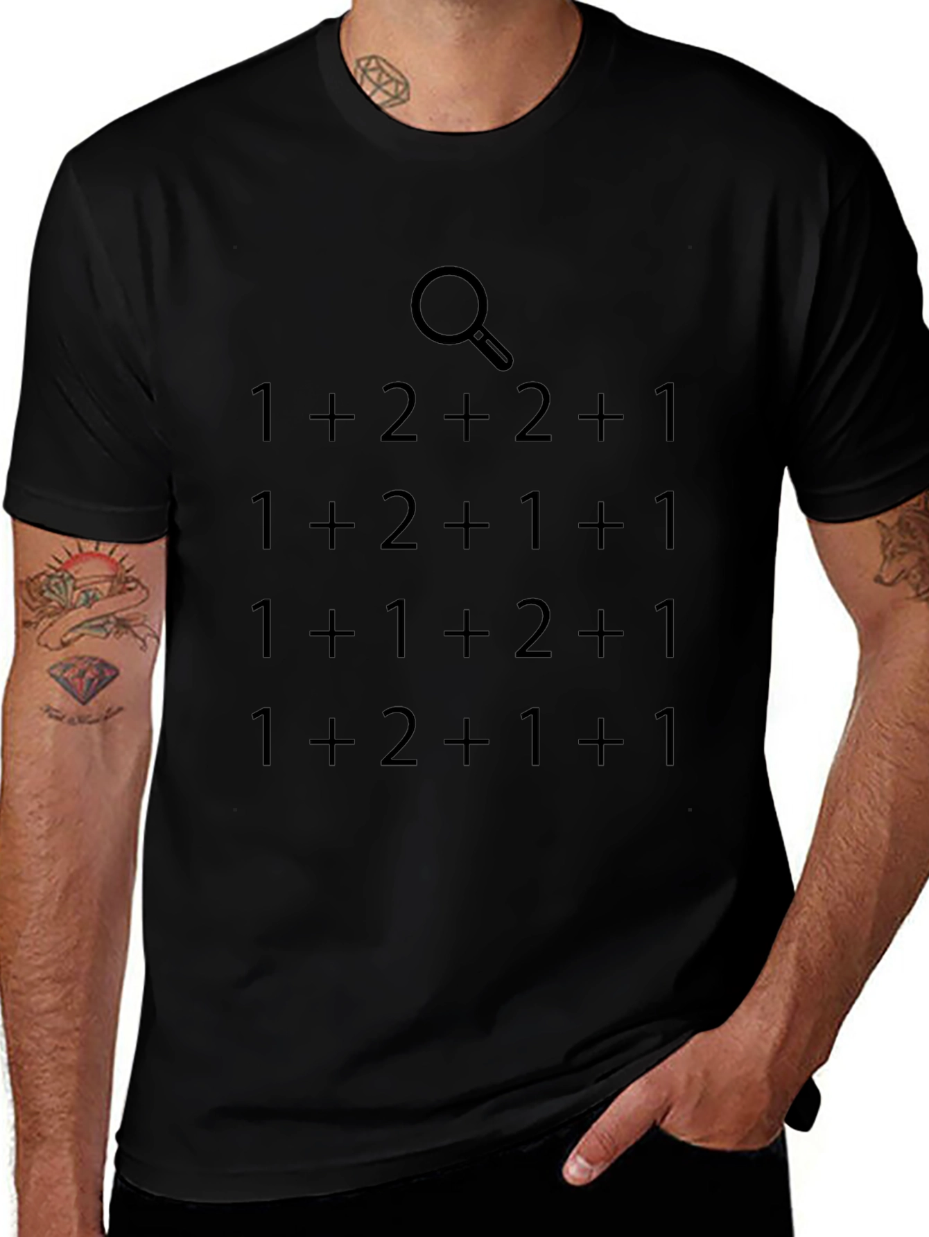 Math Equation T-Shirt - Black Novelty Tee