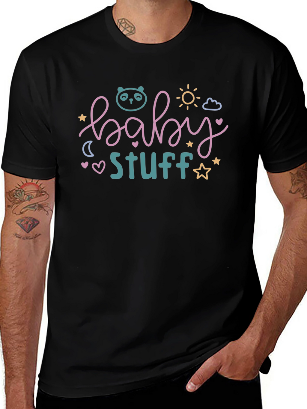 Cute Baby Stuff T-Shirt - Panda Bear Design