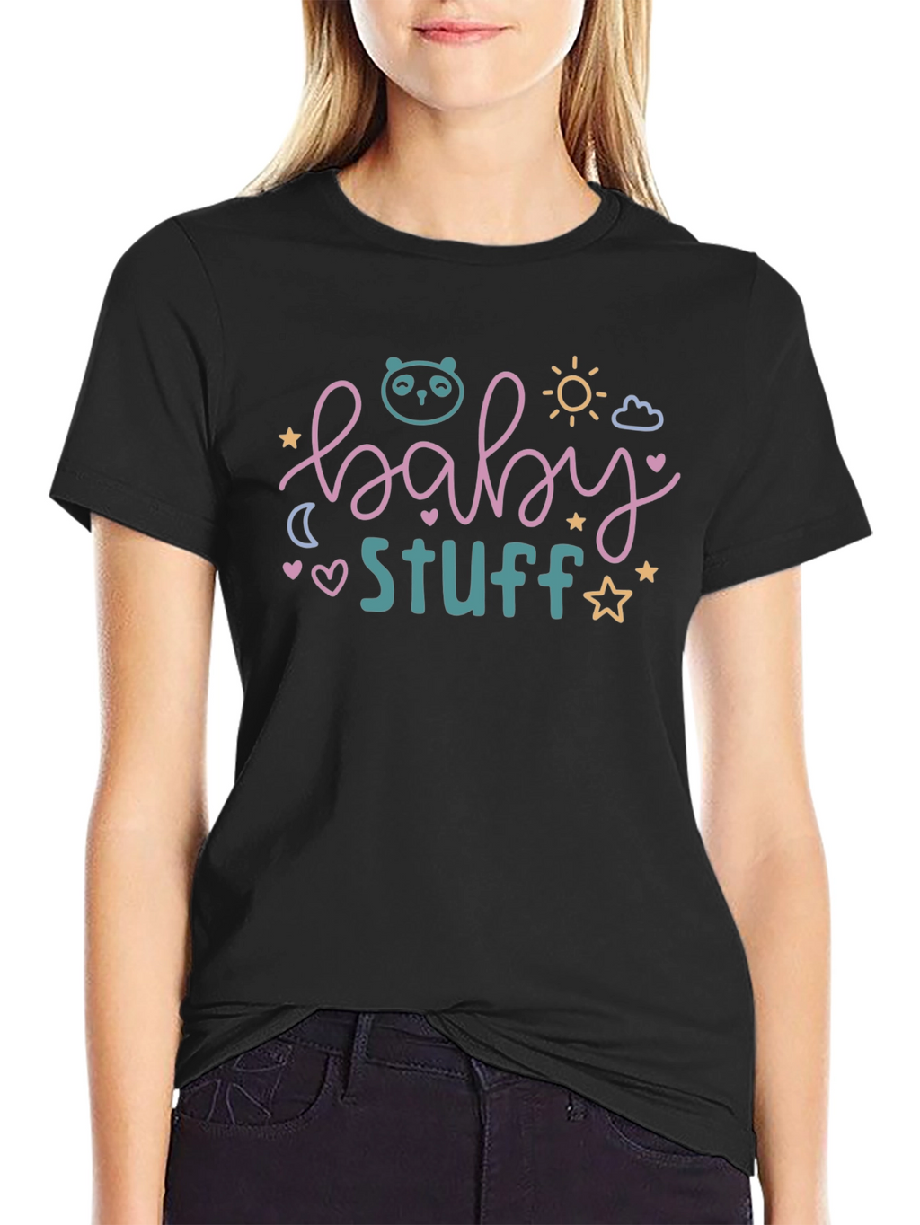 Cute Baby Stuff T-Shirt - Panda Bear Design