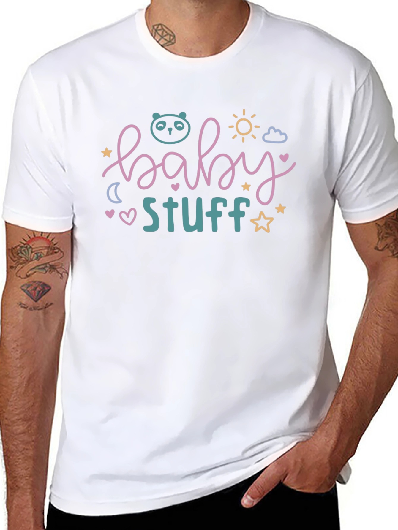 Cute Baby Stuff T-Shirt - Panda Bear Design