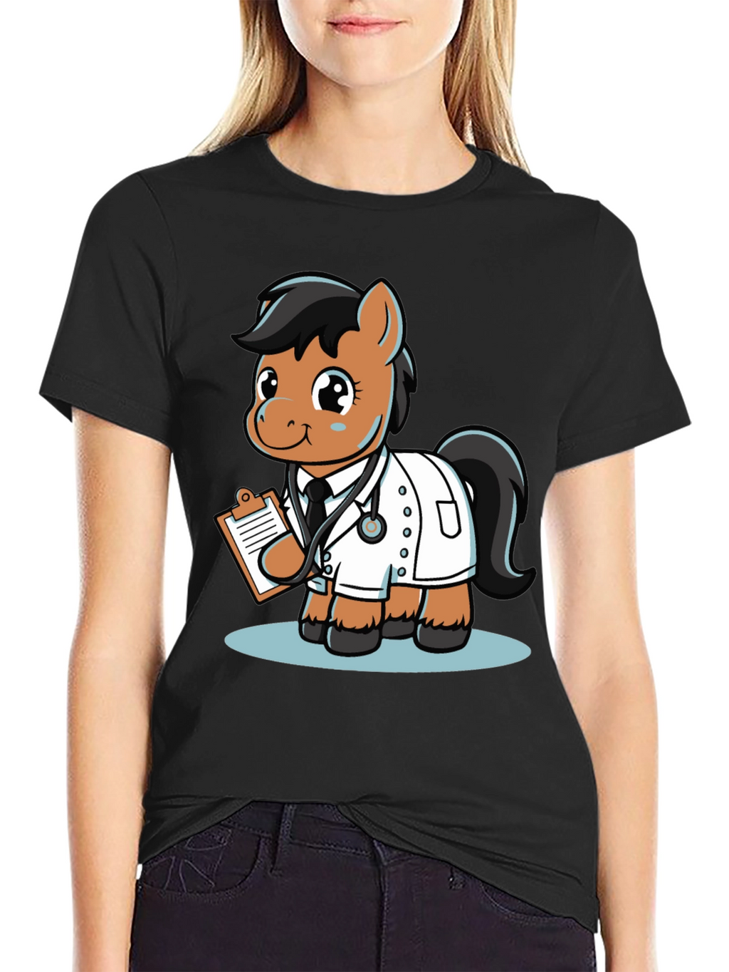 Doctor Pony T-Shirt - Cute Cartoon Animal Tee