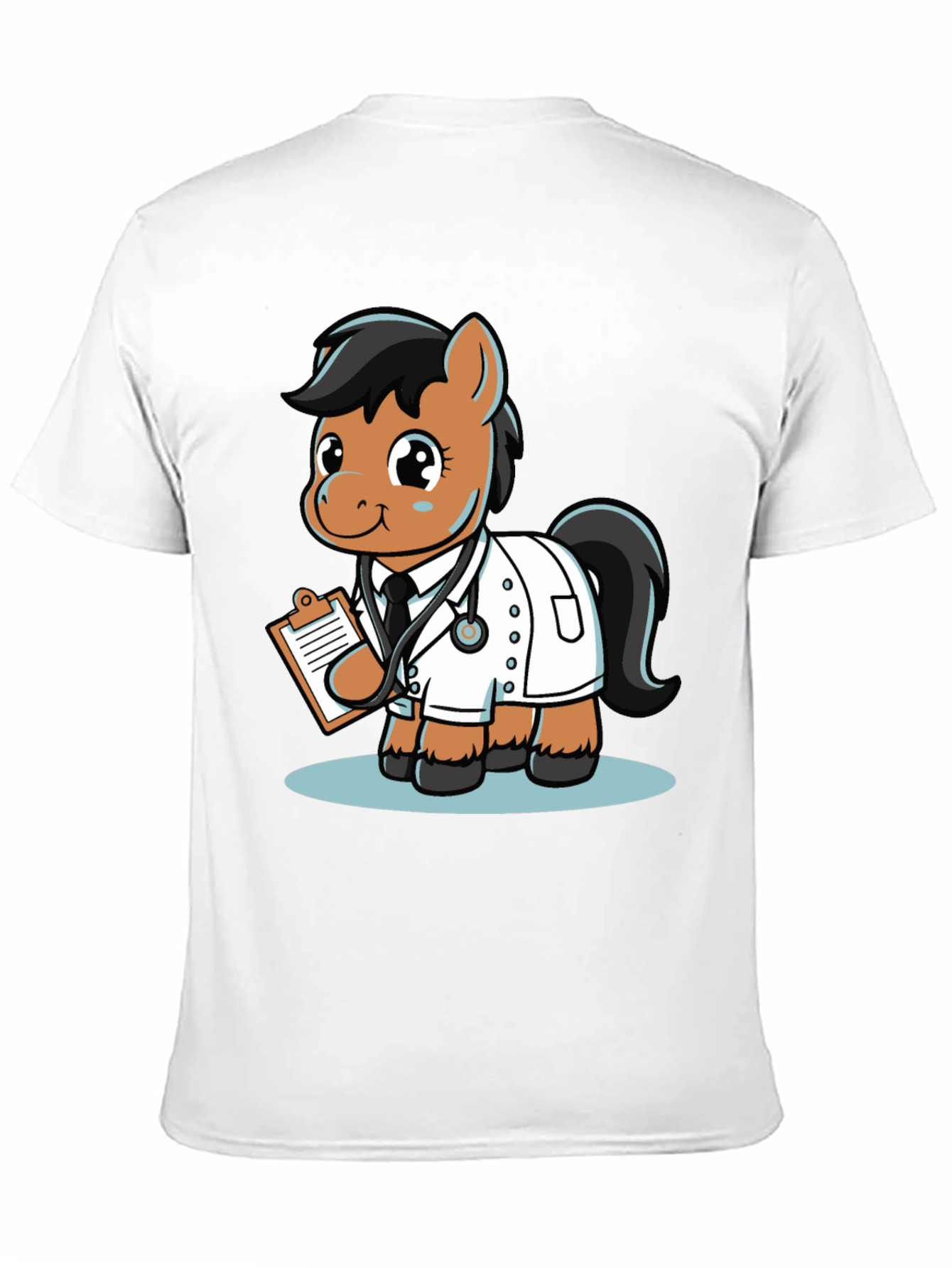 Doctor Pony T-Shirt - Cute Cartoon Animal Tee