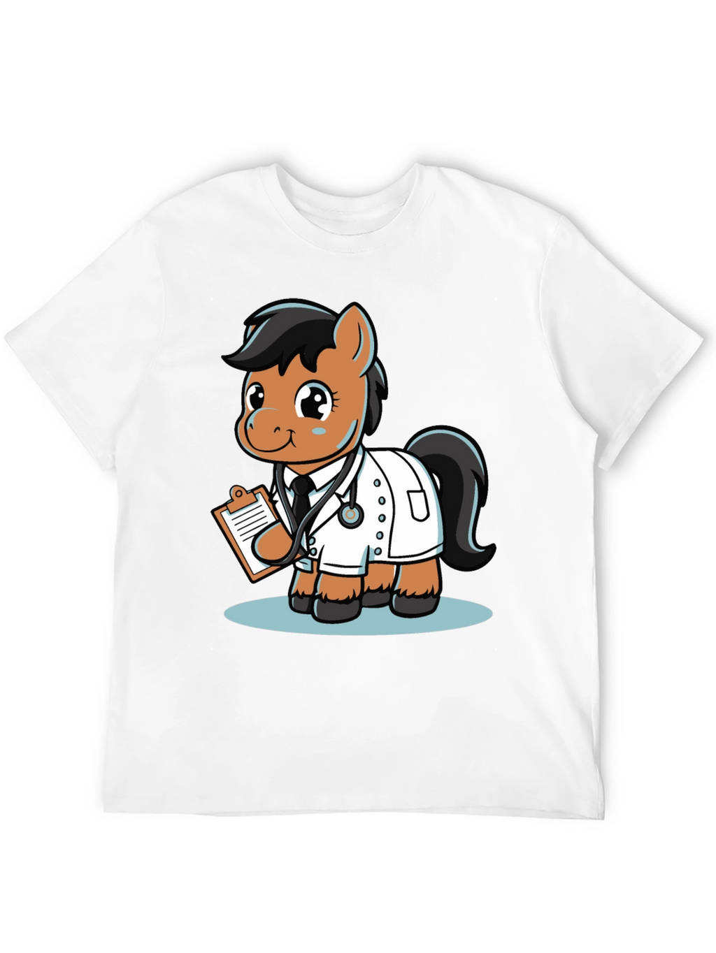Doctor Pony T-Shirt - Cute Cartoon Animal Tee