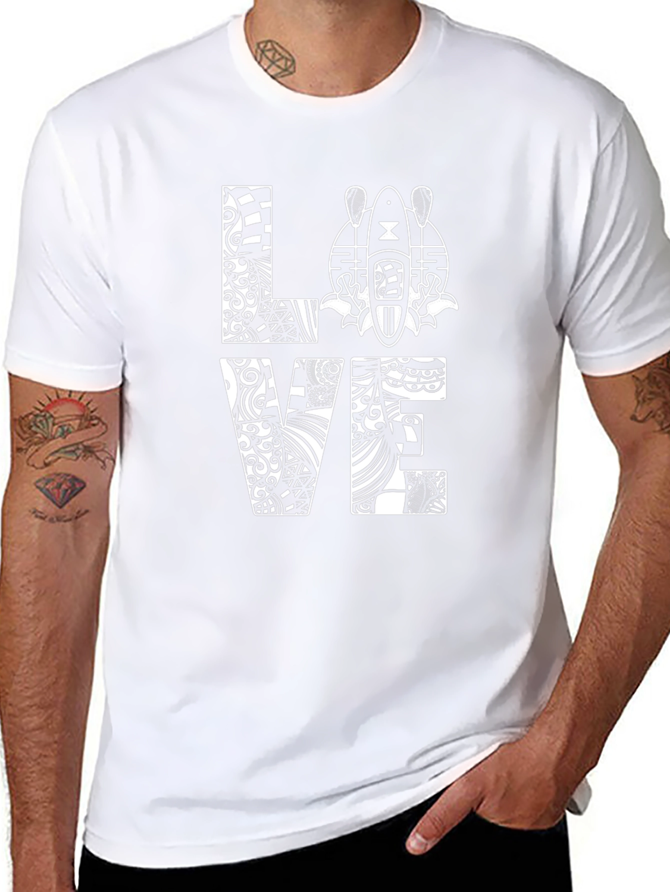 Love Kayaking Graphic T-Shirt - Black