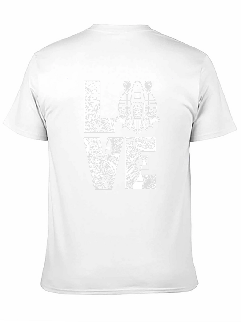 Love Kayaking Graphic T-Shirt - Black
