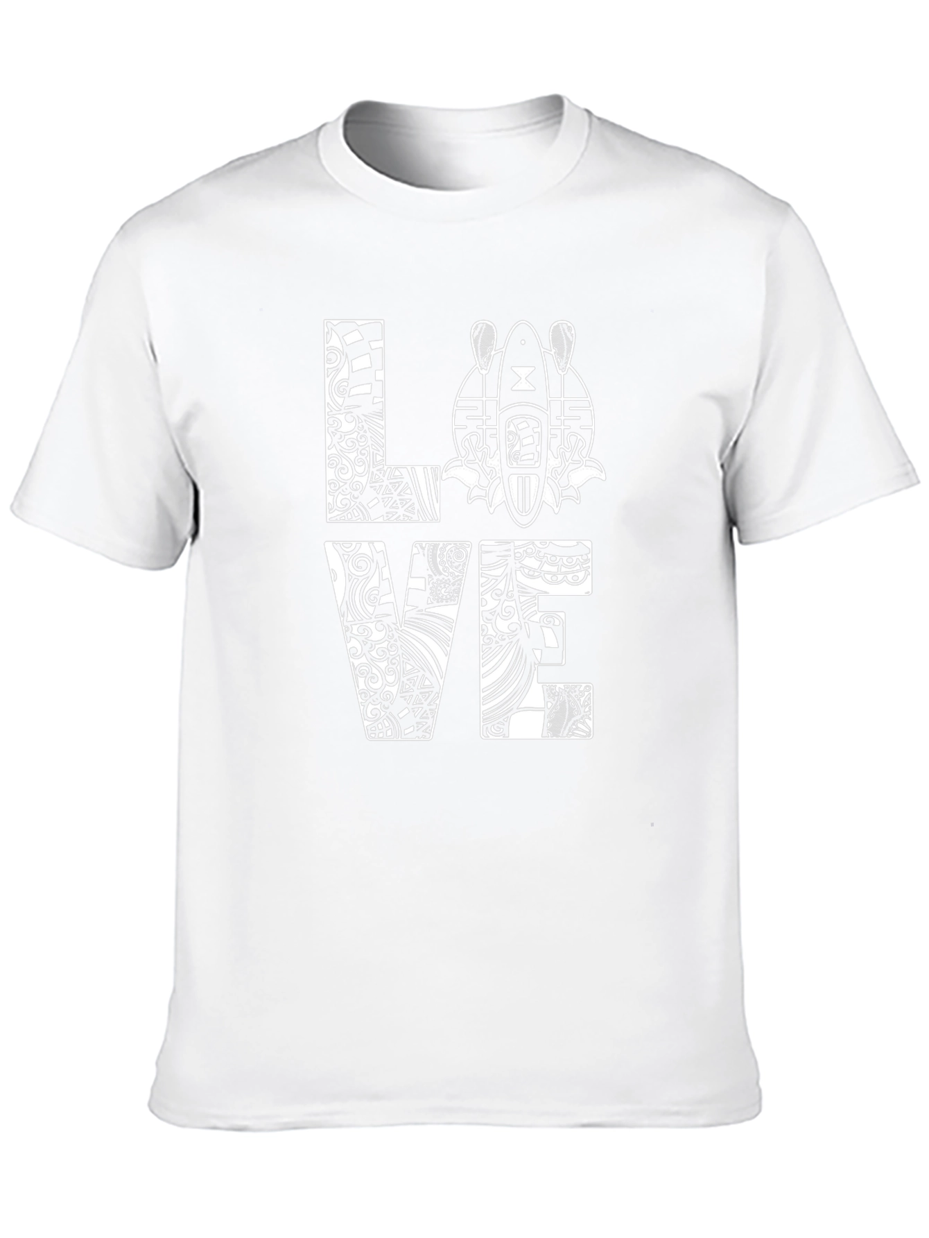 Love Kayaking Graphic T-Shirt - Black