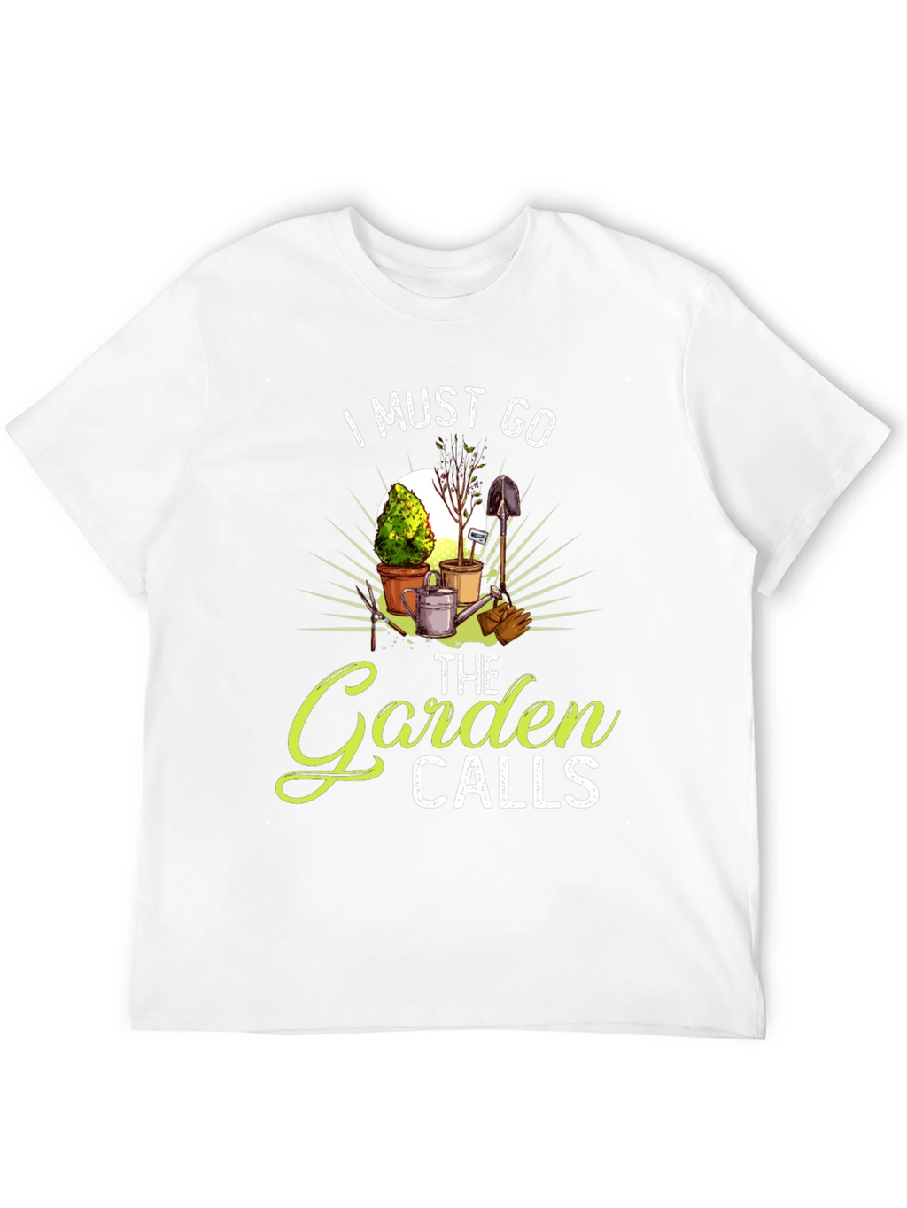 The Garden Calls Black T-Shirt Gardening Lovers Tee