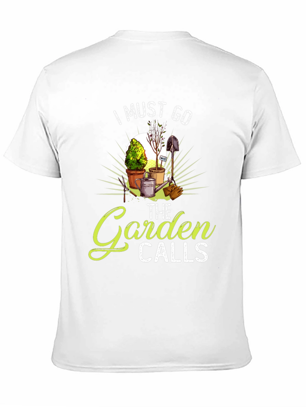 The Garden Calls Black T-Shirt Gardening Lovers Tee