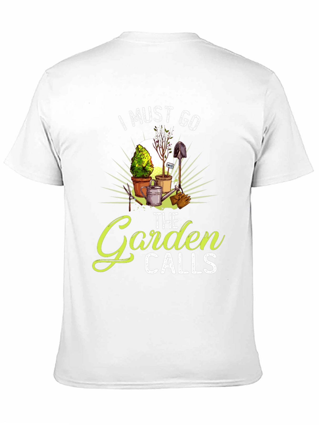 The Garden Calls Black T-Shirt Gardening Lovers Tee