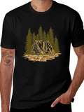 Cabin in the Woods Graphic Tee - Black