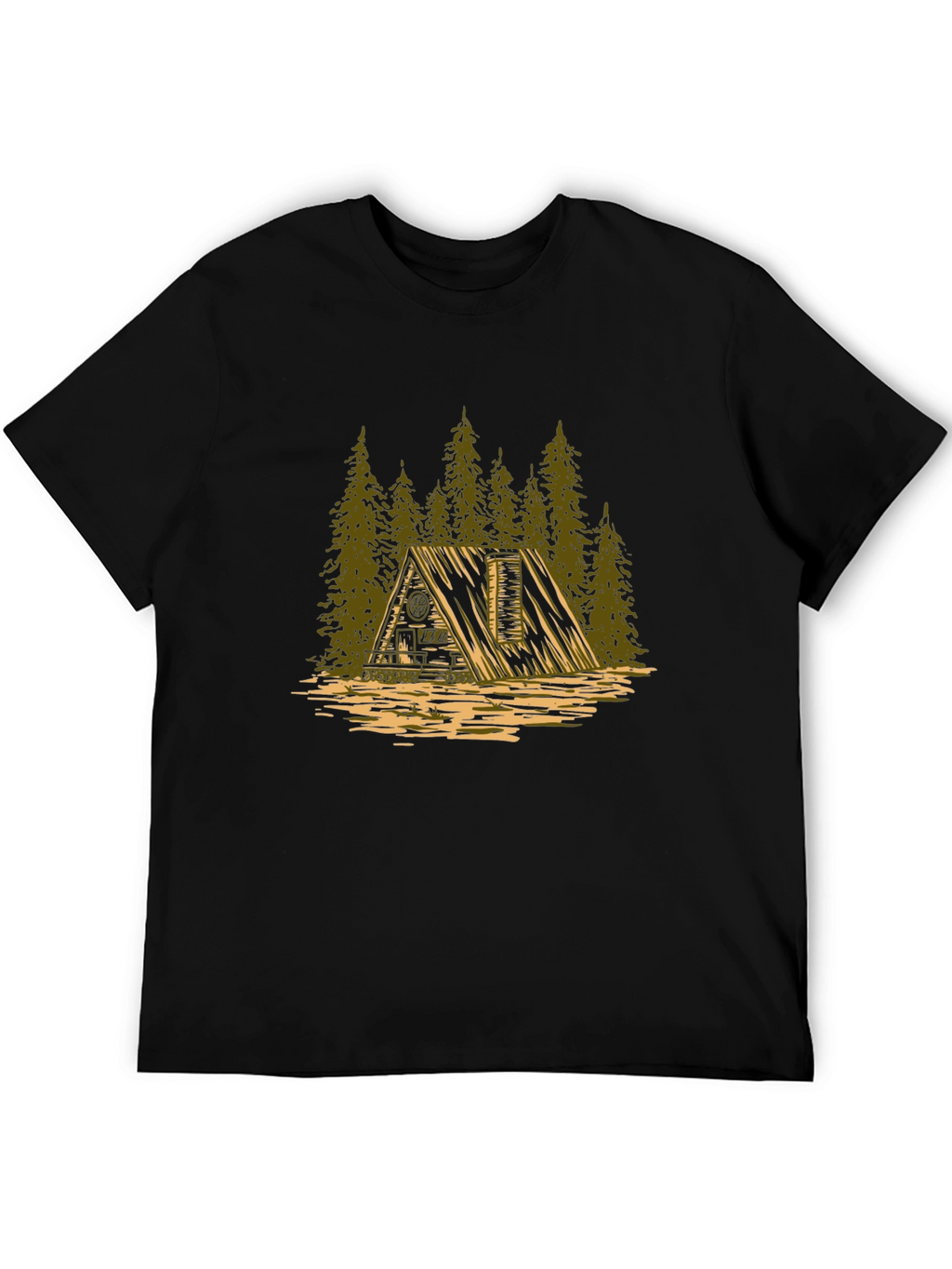 Cabin in the Woods Graphic Tee - Black