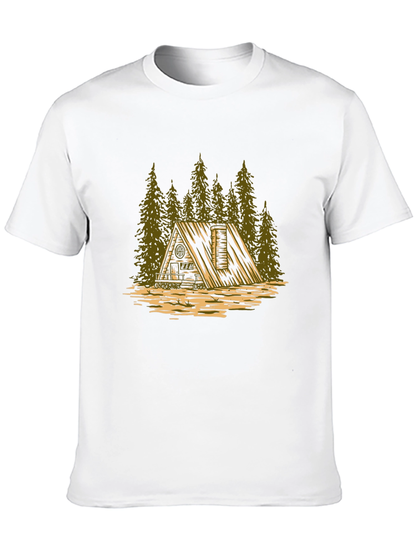 Cabin in the Woods Graphic Tee - Black