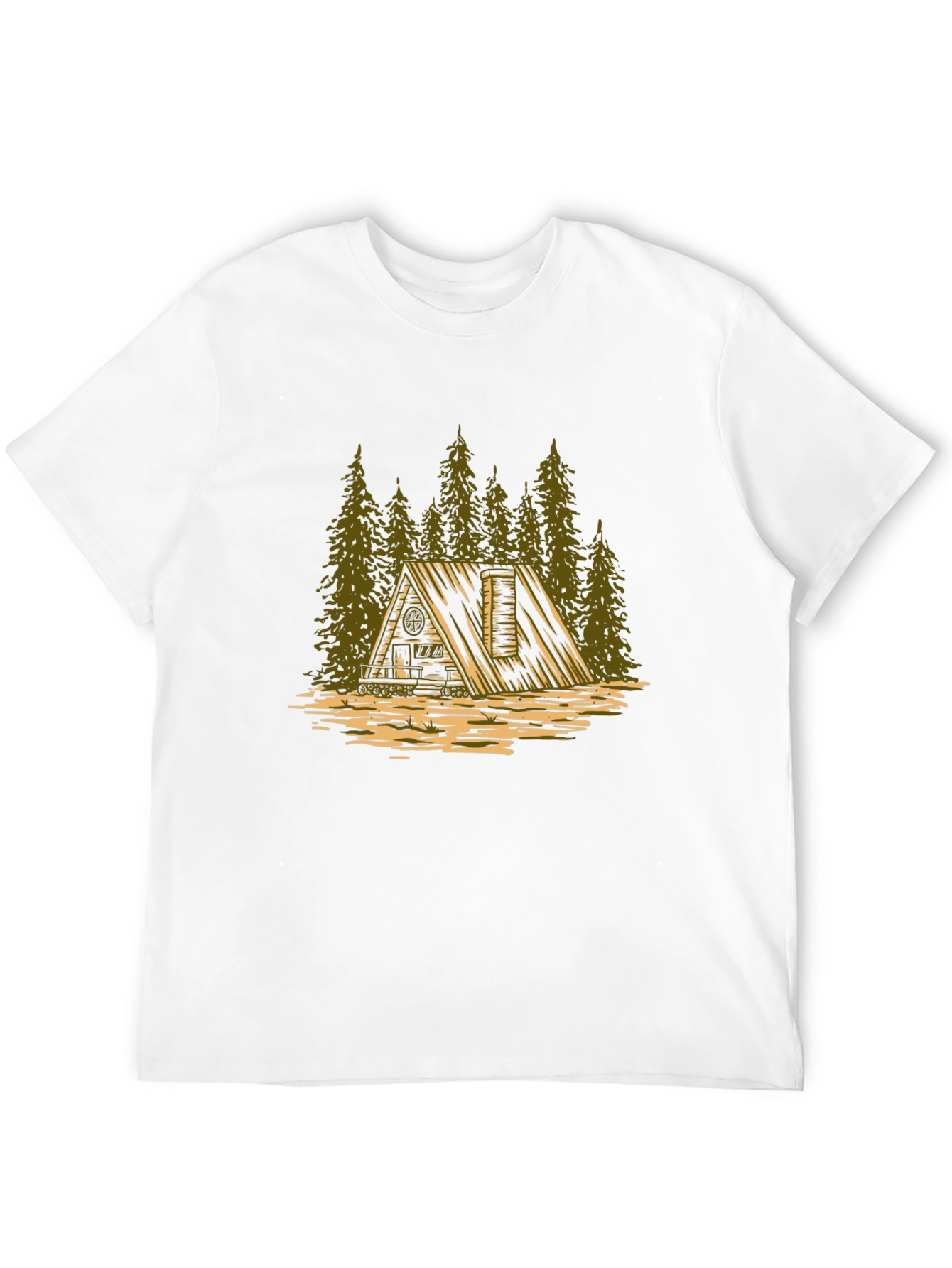 Cabin in the Woods Graphic Tee - Black