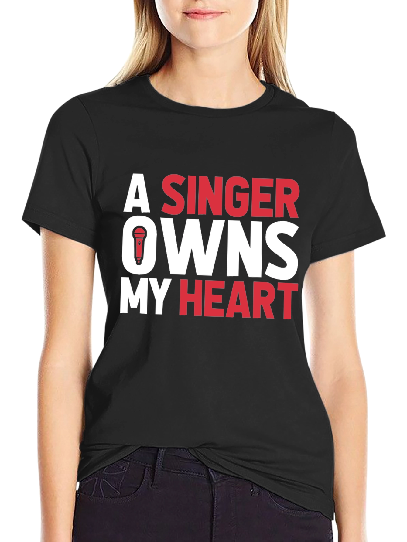A Singer Owns My Heart Graphic Tee