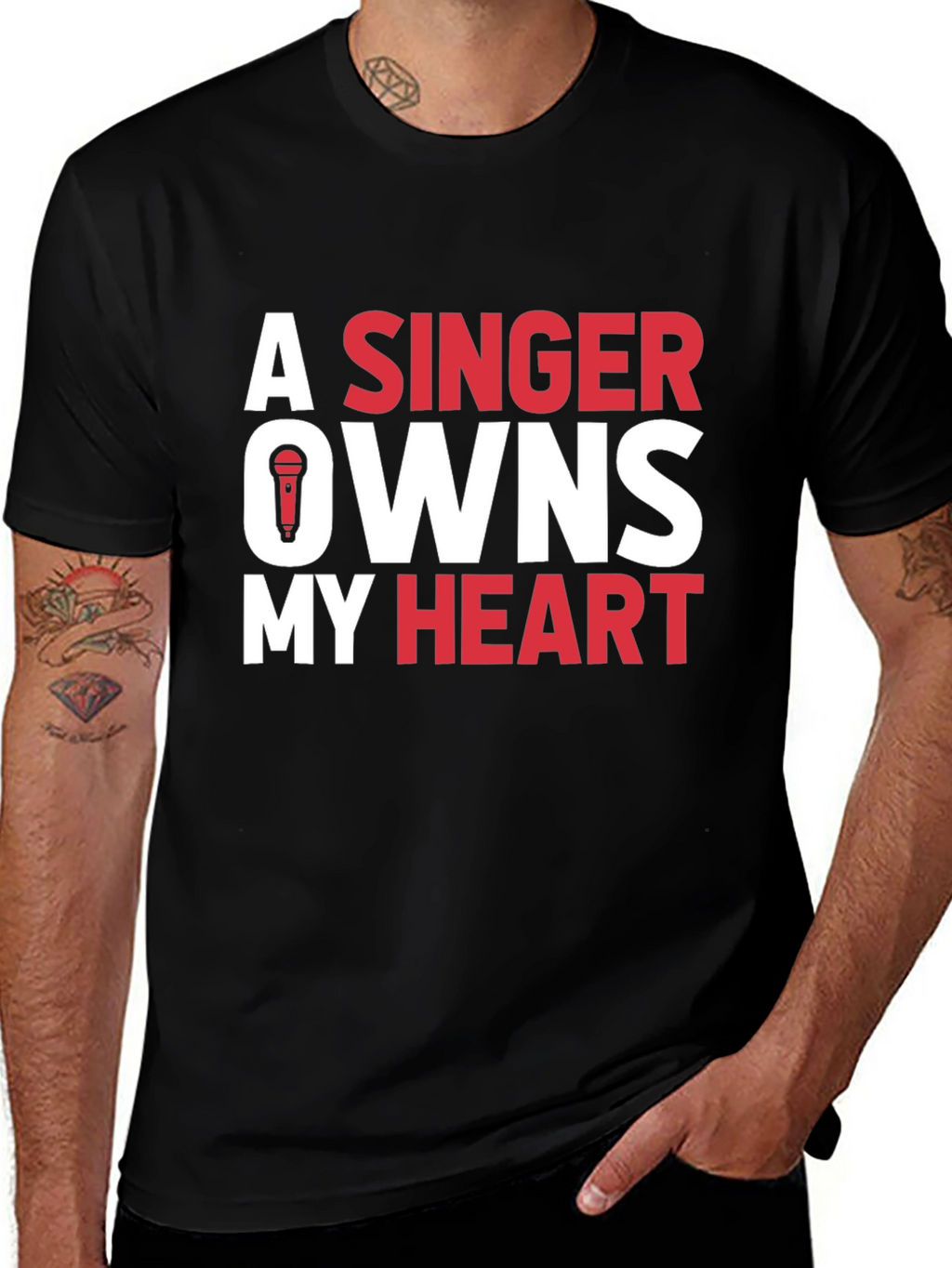 A Singer Owns My Heart Graphic Tee
