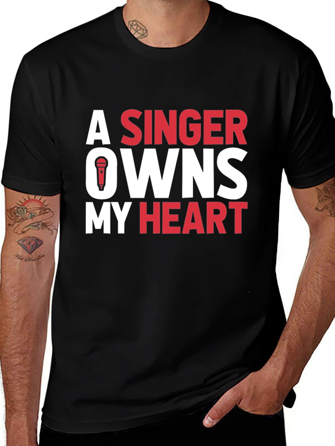 A Singer Owns My Heart Graphic Tee