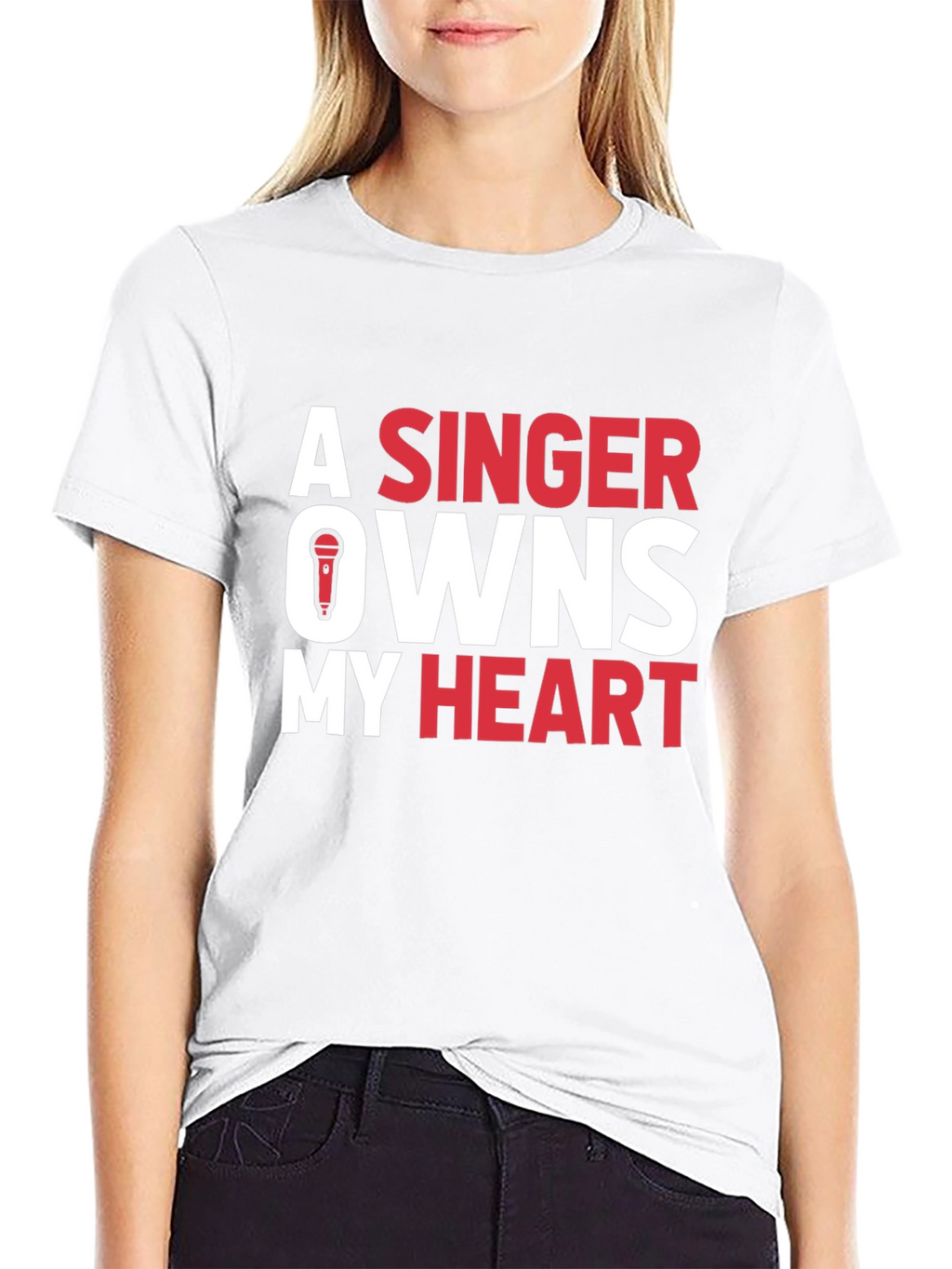 A Singer Owns My Heart Graphic Tee