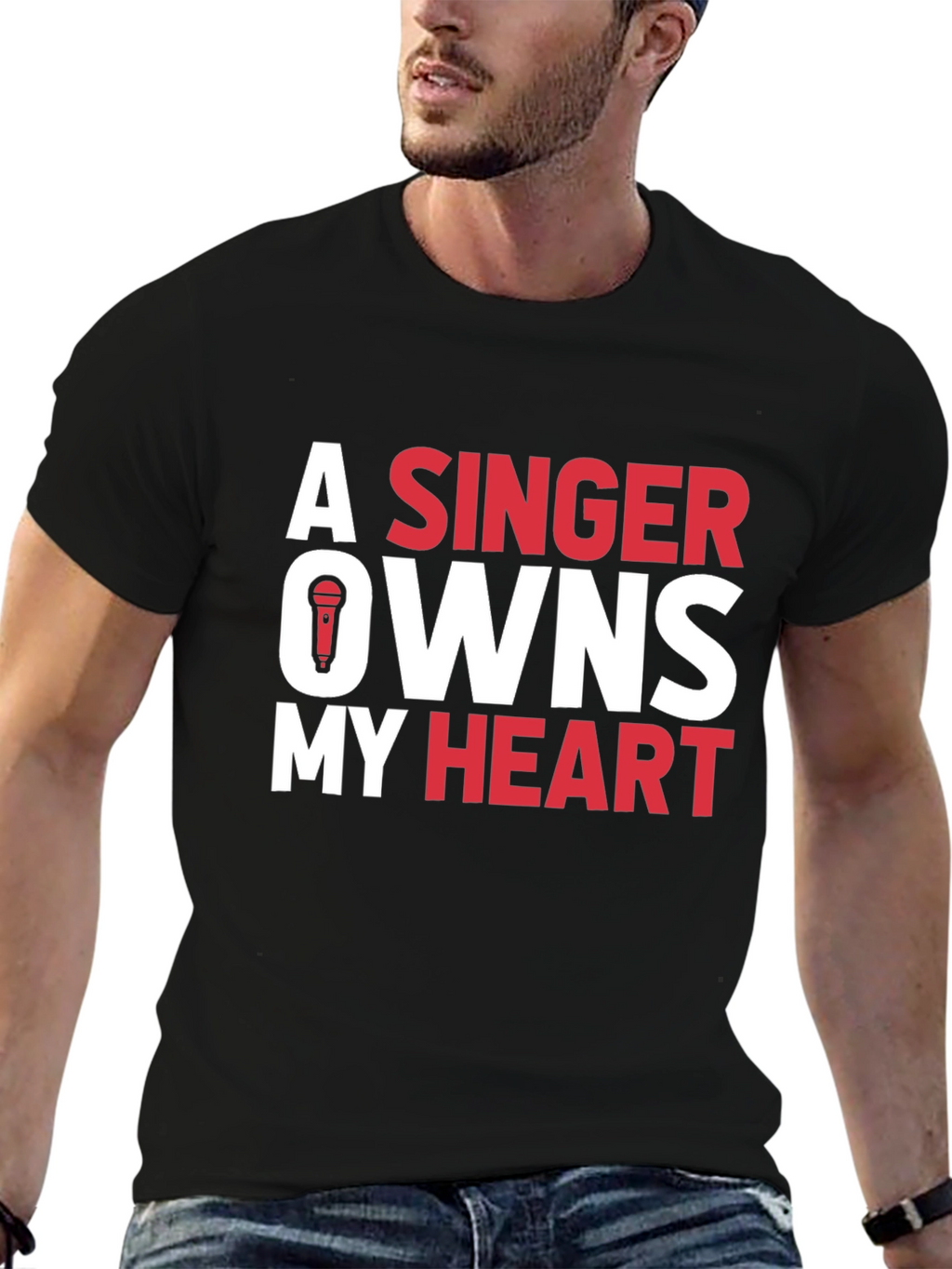 A Singer Owns My Heart Graphic Tee