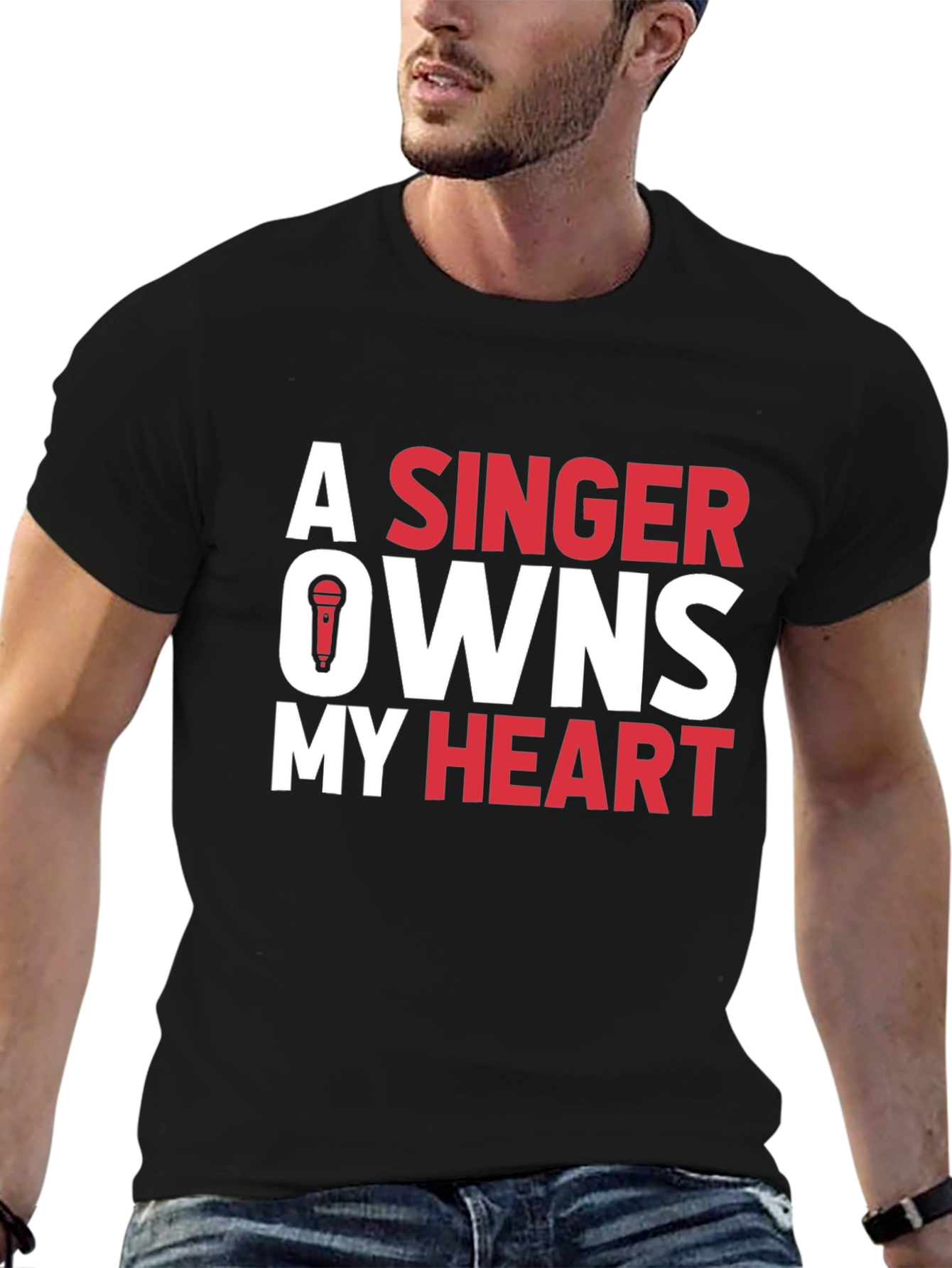 A Singer Owns My Heart Graphic Tee