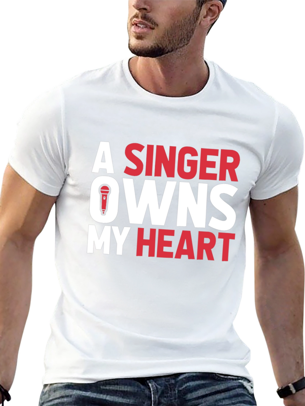 A Singer Owns My Heart Graphic Tee