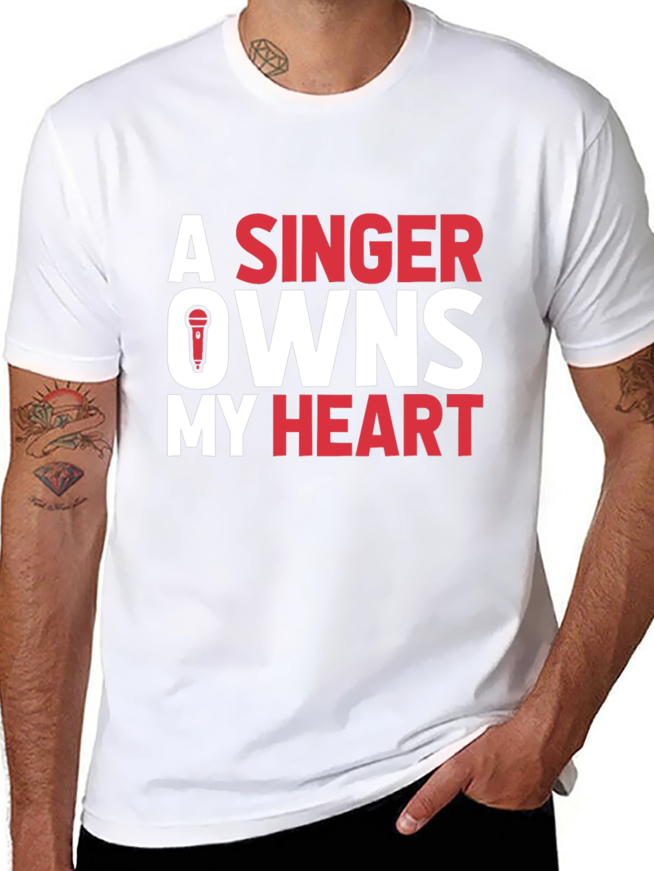 A Singer Owns My Heart Graphic Tee