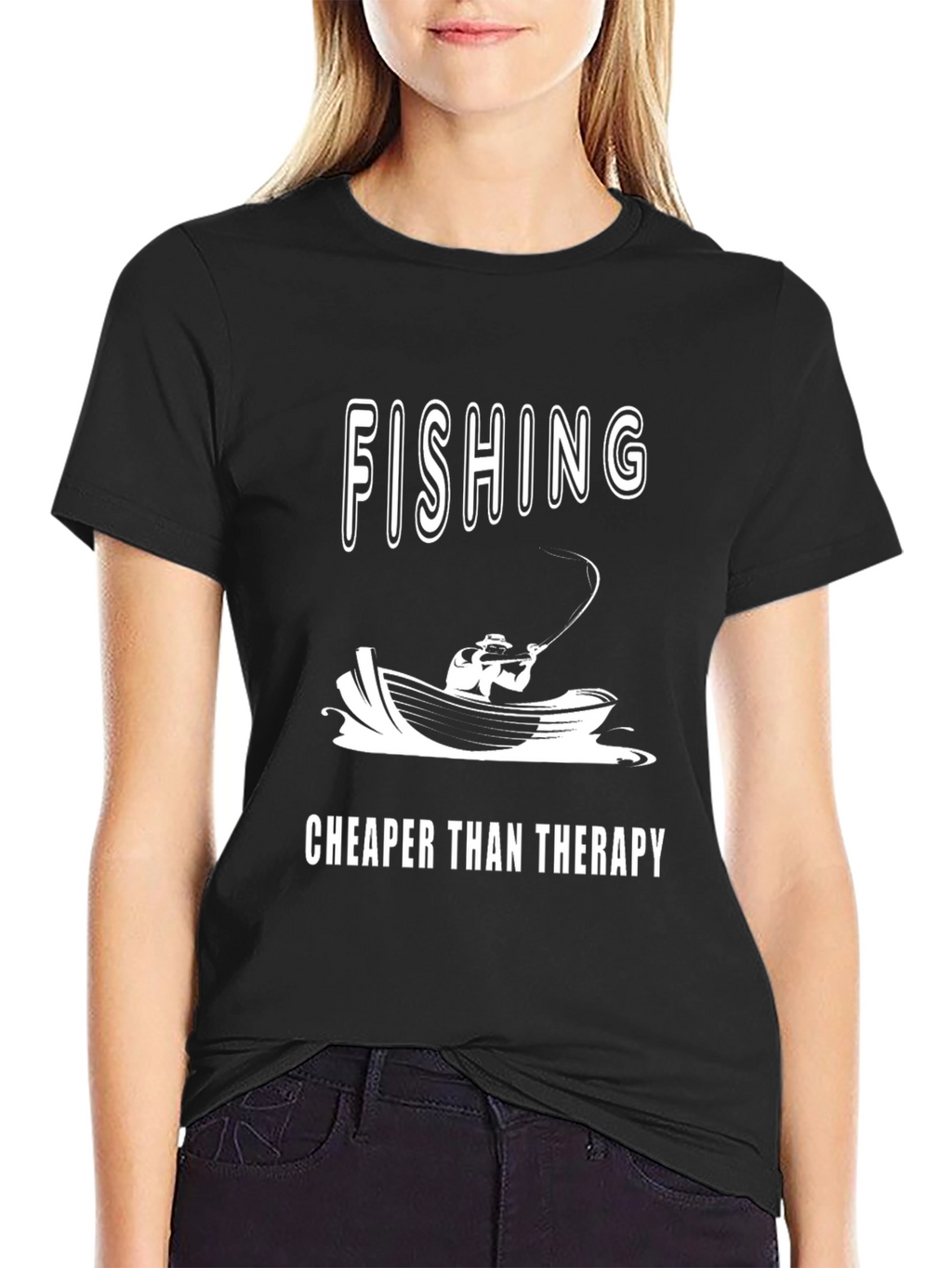 Fishing Cheaper Than Therapy T-Shirt