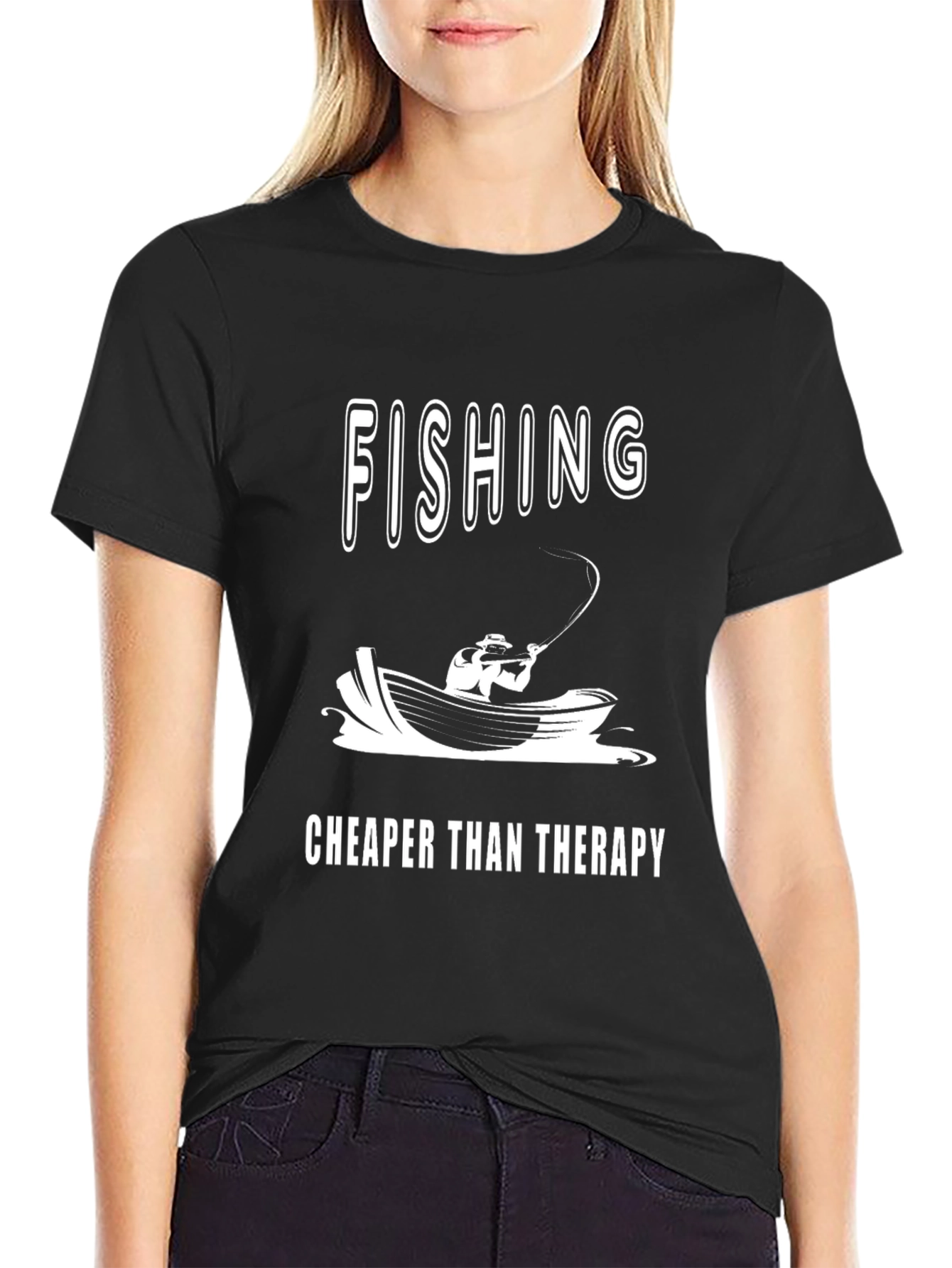 Fishing Cheaper Than Therapy T-Shirt