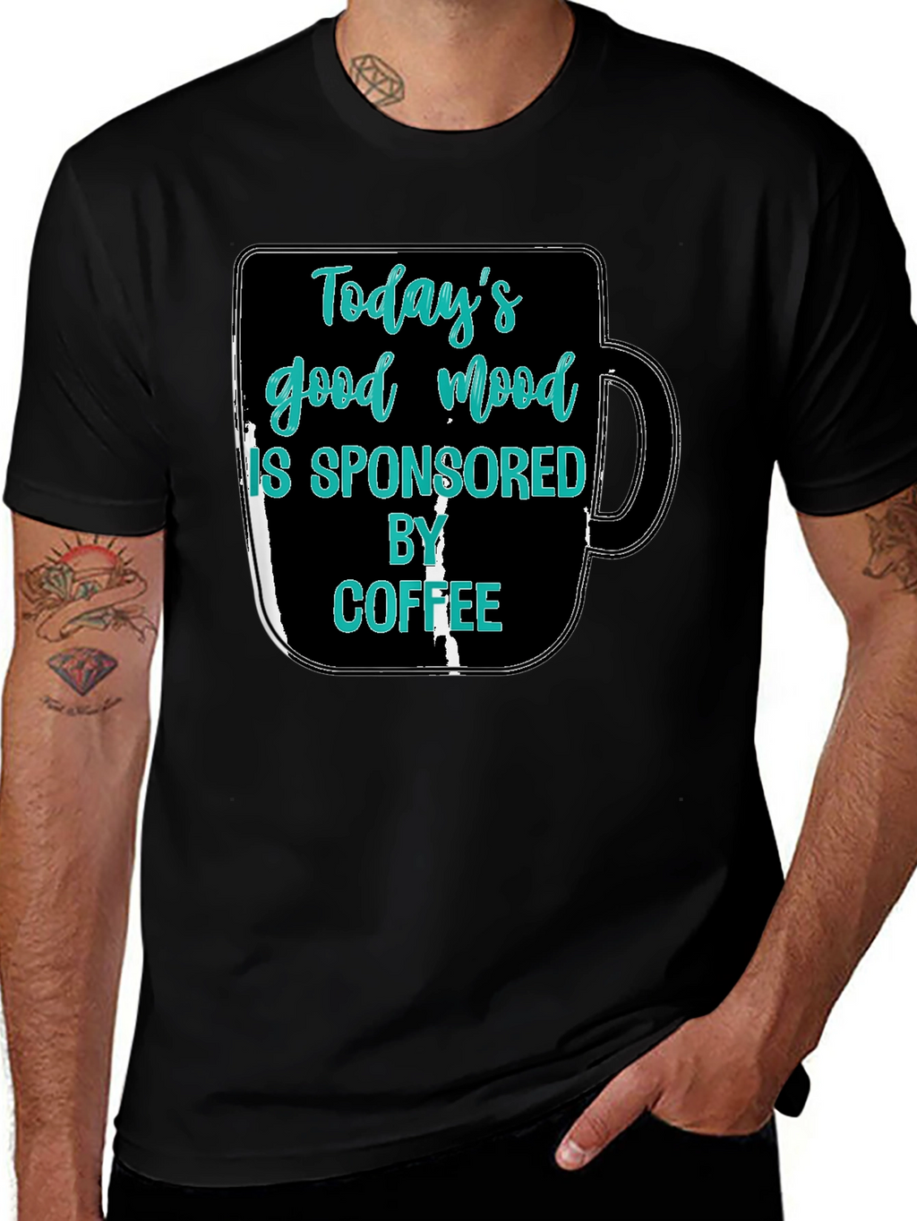 Todays Good Mood Coffee Graphic Tee