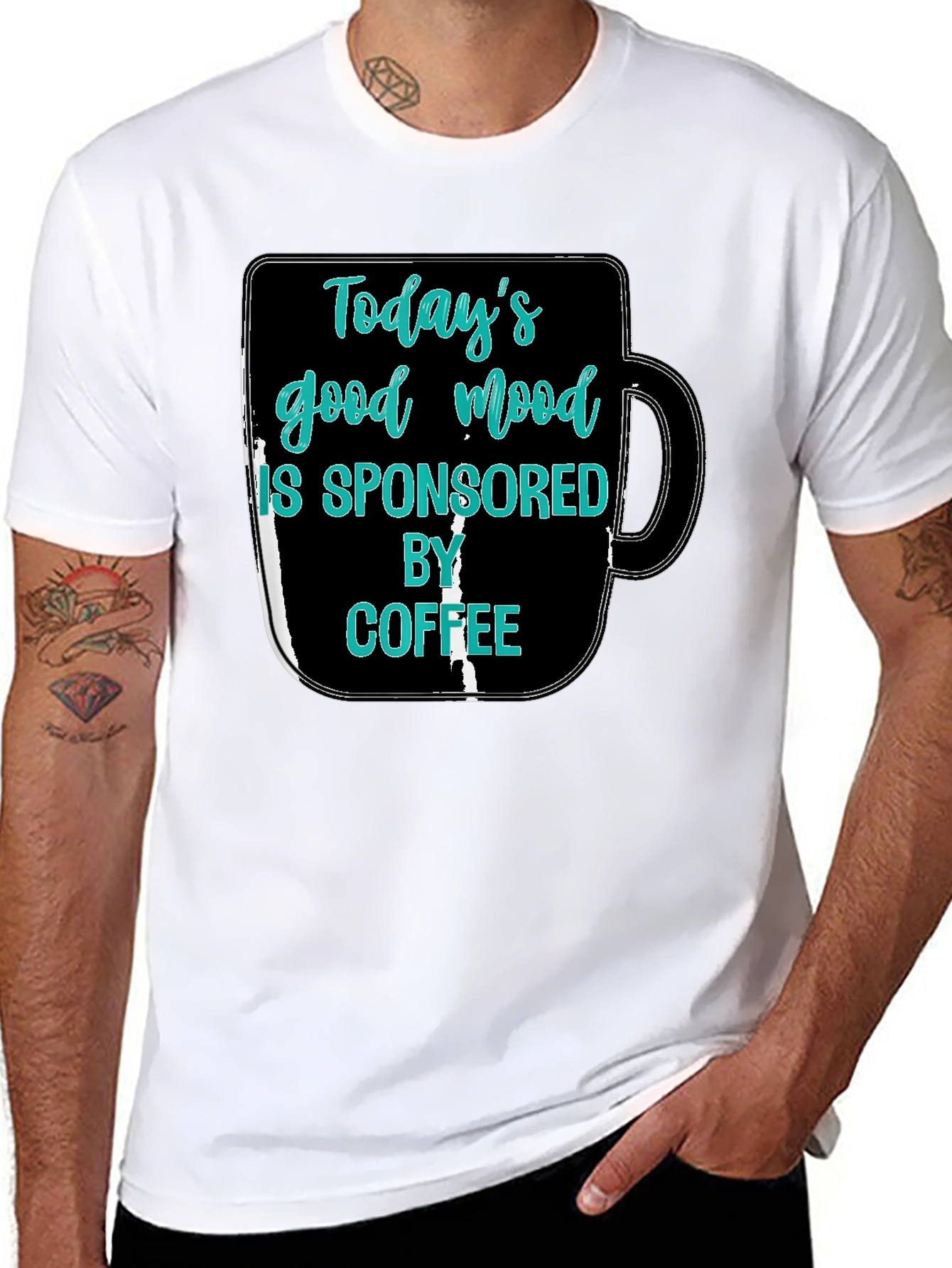 Todays Good Mood Coffee Graphic Tee
