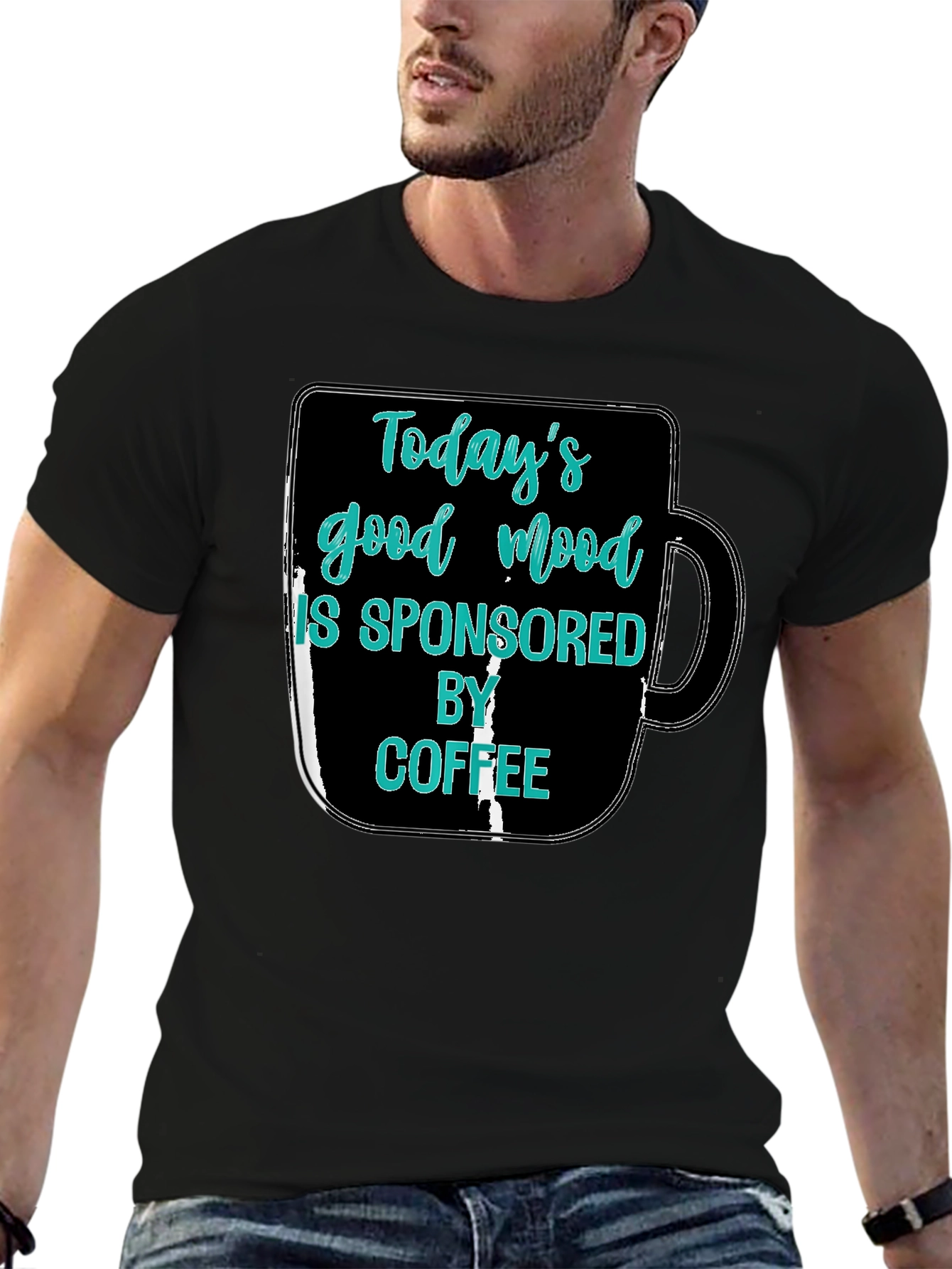 Todays Good Mood Coffee Graphic Tee