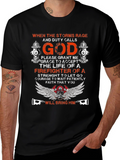 Firefighter God Graphic T-Shirt