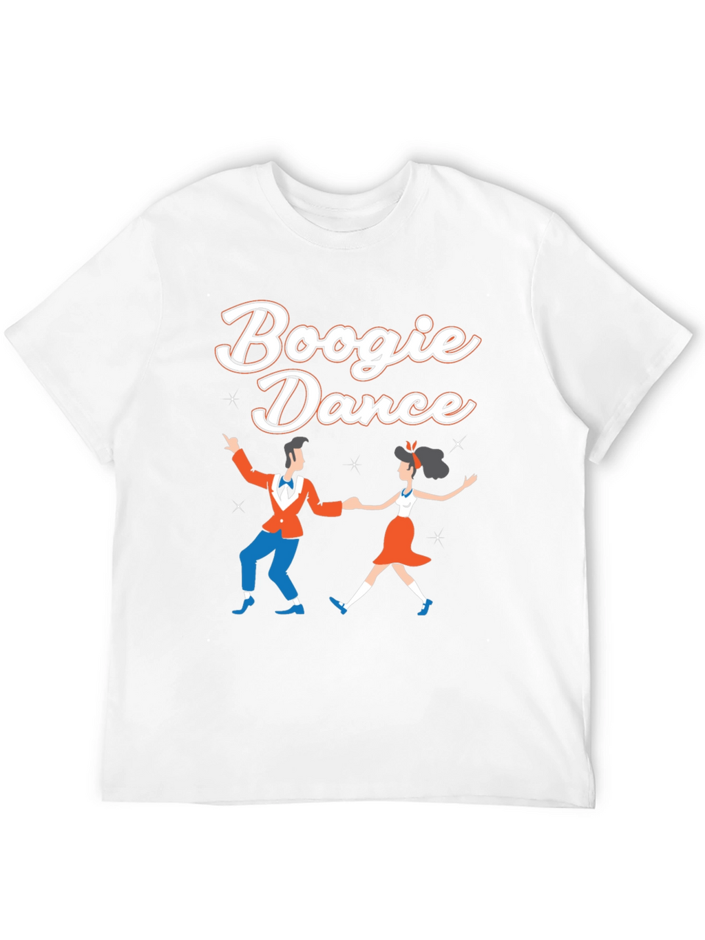 Boogie Dance Graphic Tee - Retro Style