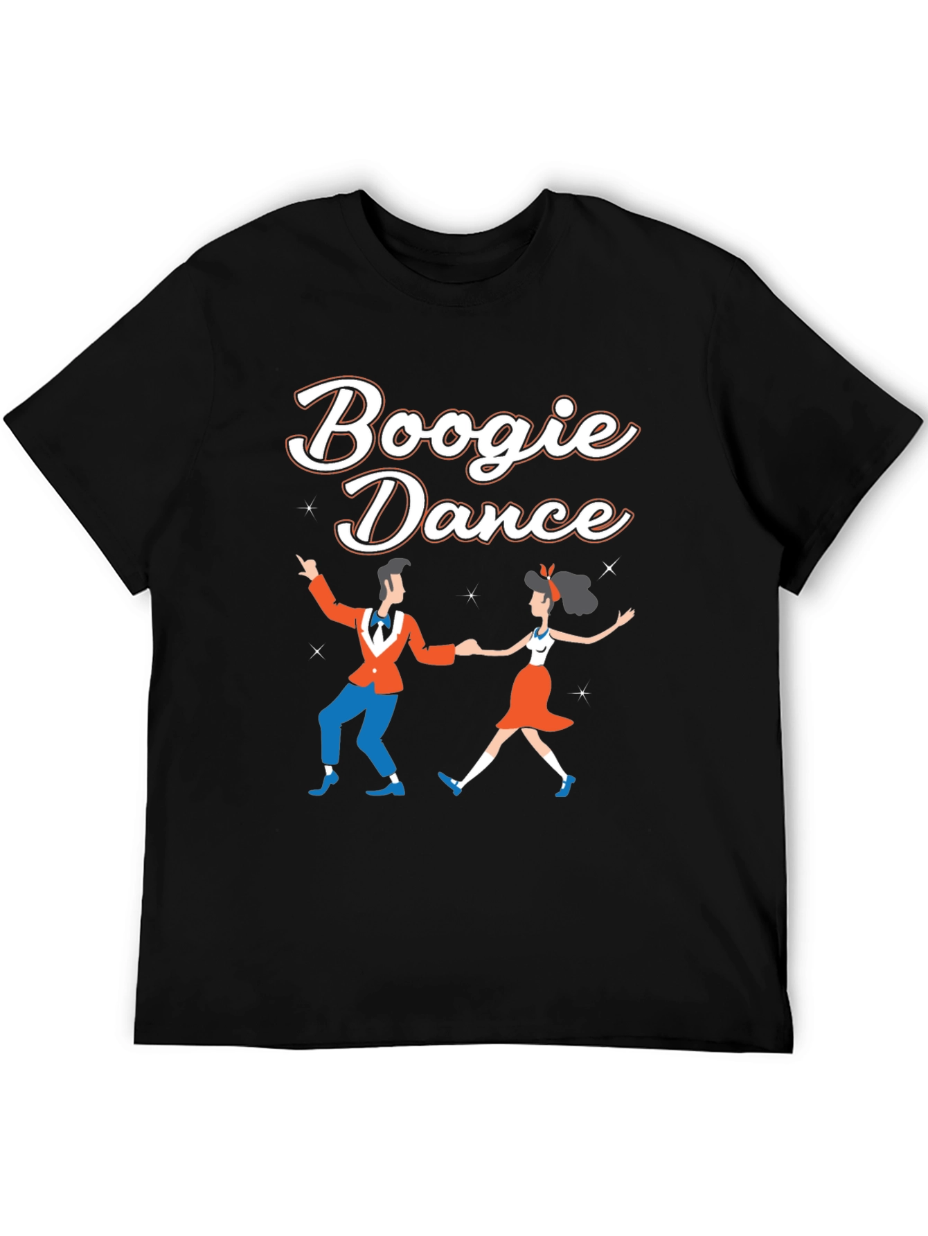 Boogie Dance Graphic Tee - Retro Style
