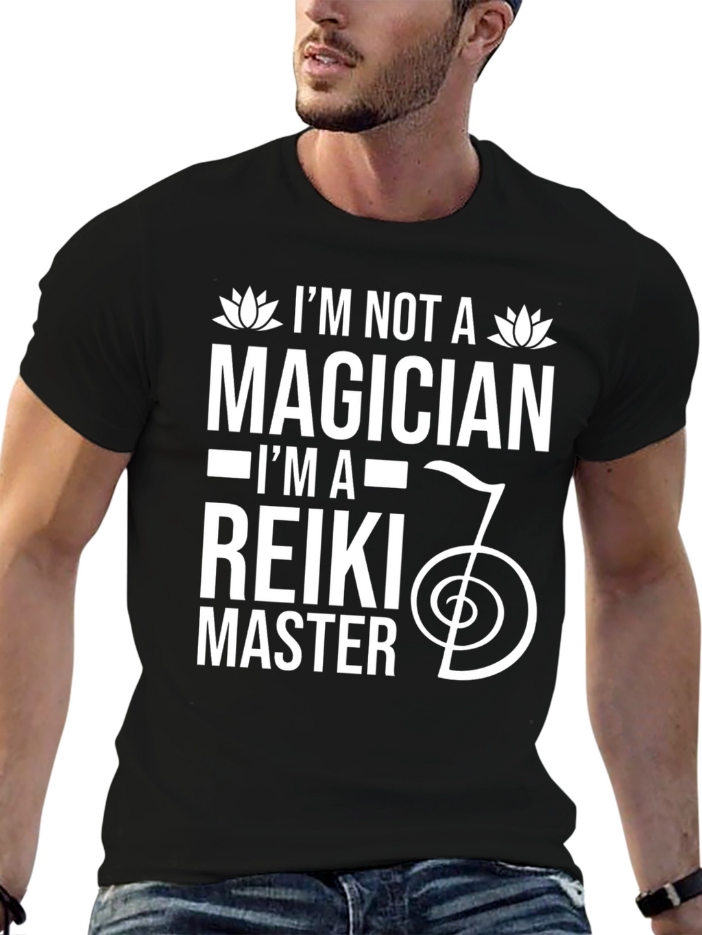 Reiki Master Black T-Shirt - Magician Alternative