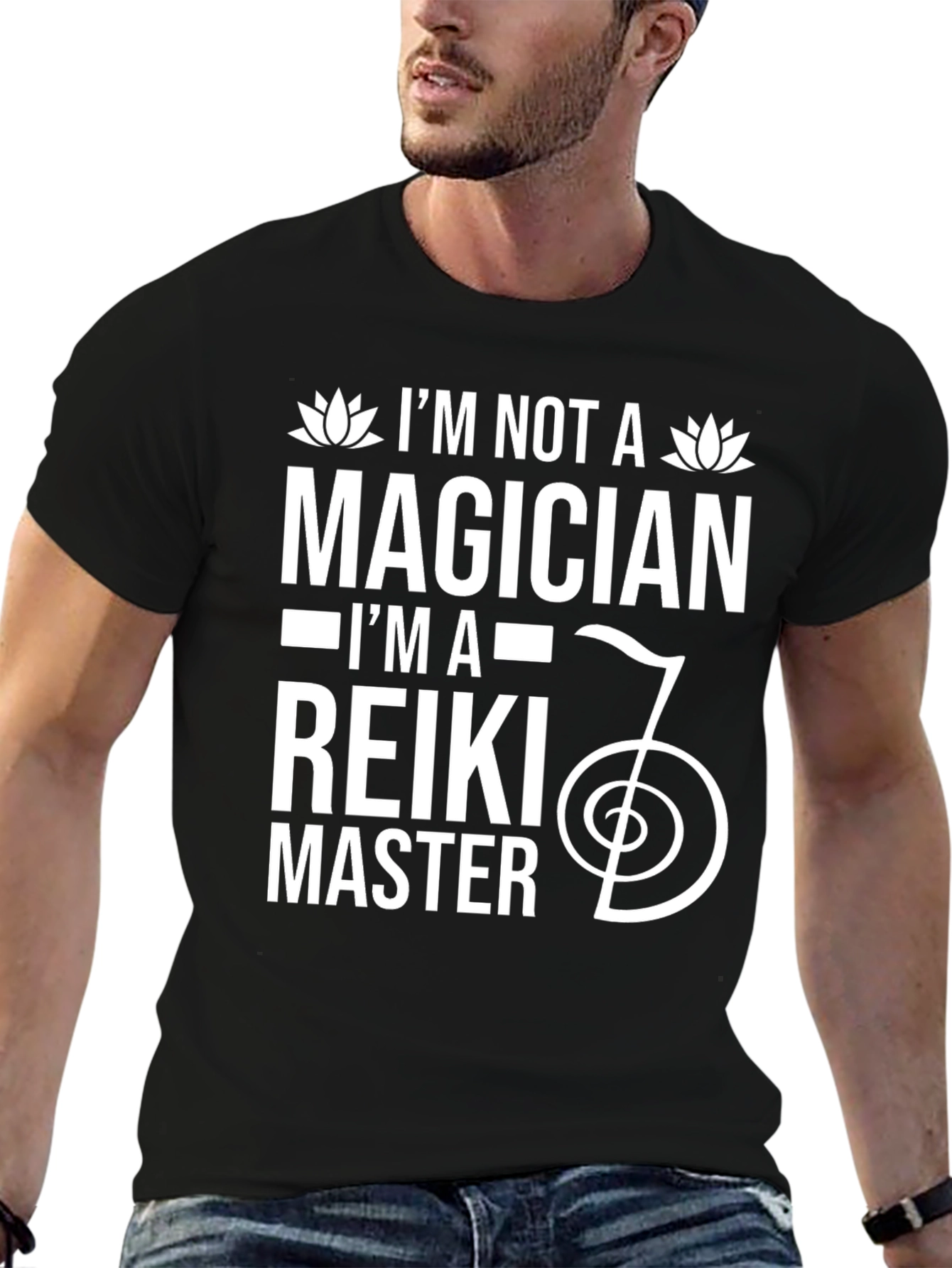 Reiki Master Black T-Shirt - Magician Alternative