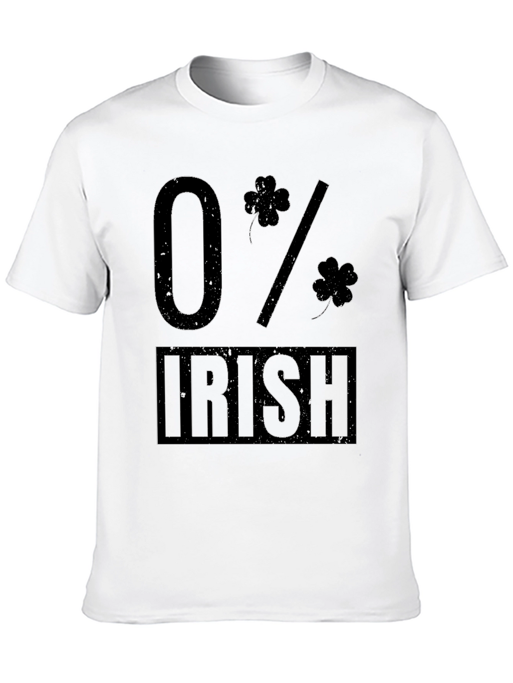 Funny 0% Irish T-Shirt St Patricks Day