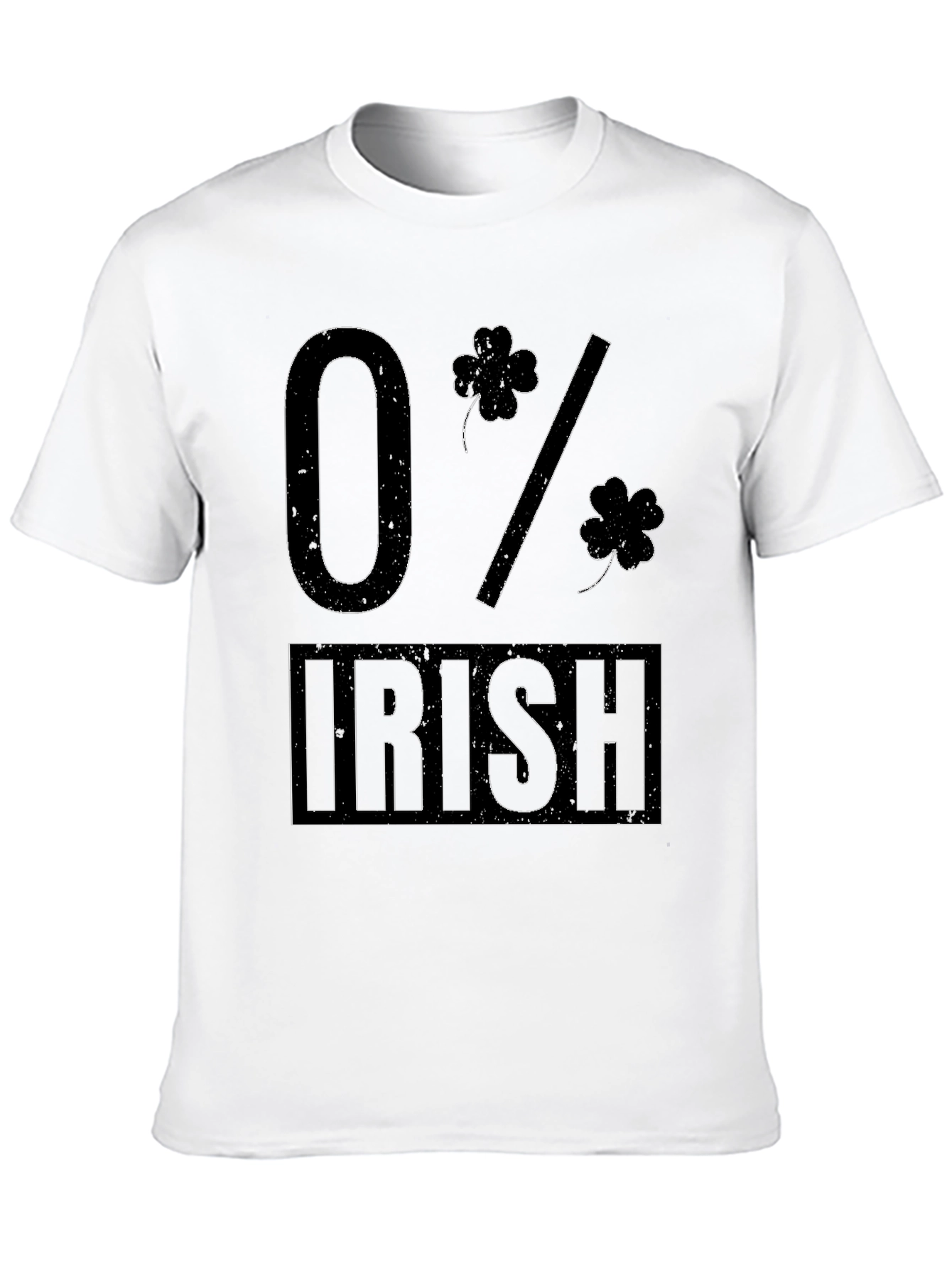 Funny 0% Irish T-Shirt St Patricks Day