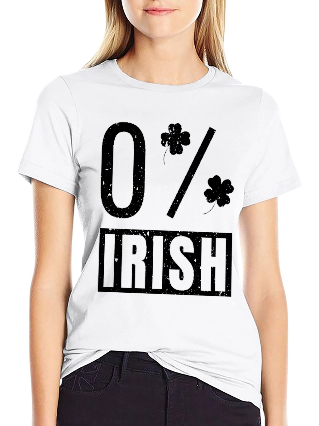 Funny 0% Irish T-Shirt St Patricks Day