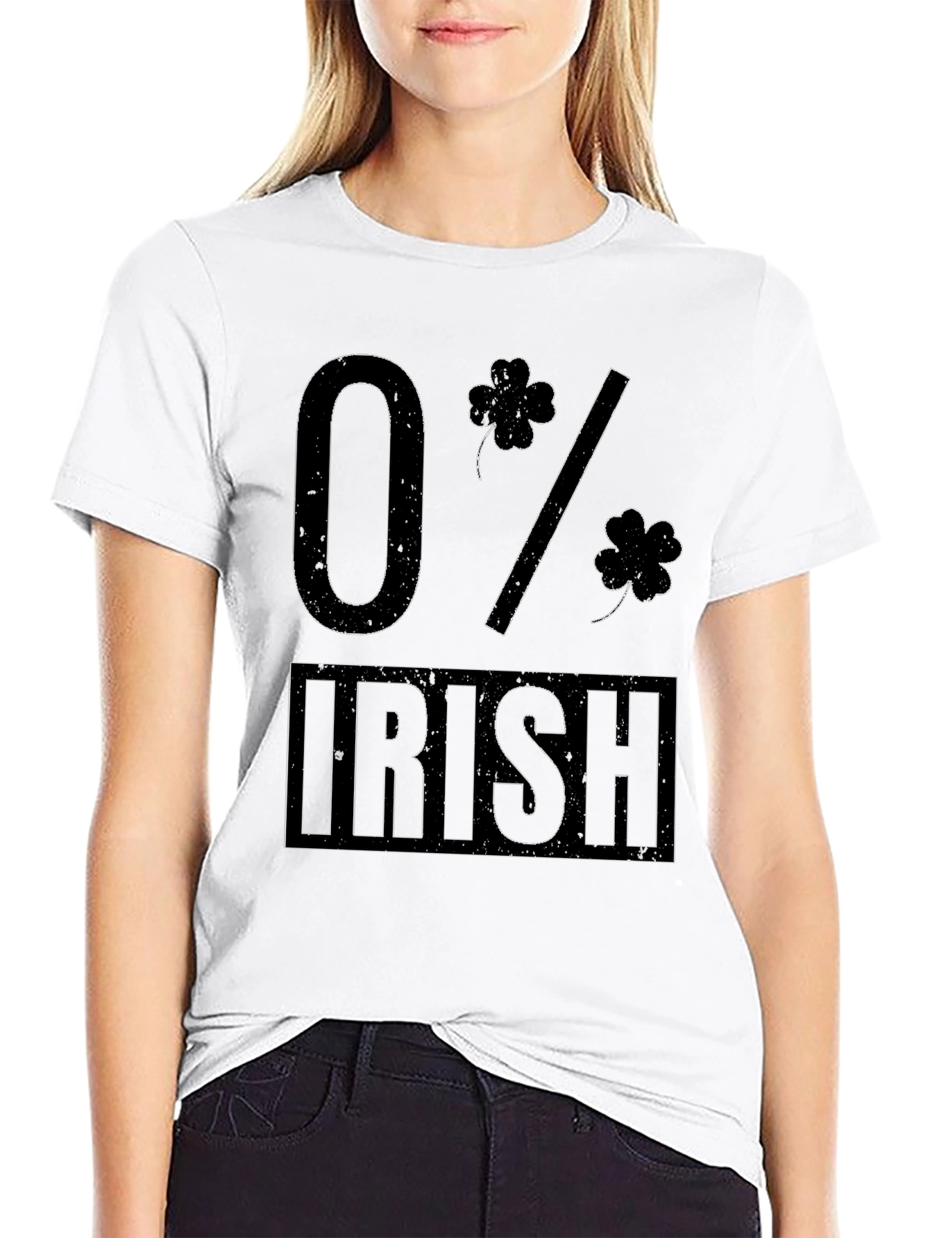 Funny 0% Irish T-Shirt St Patricks Day