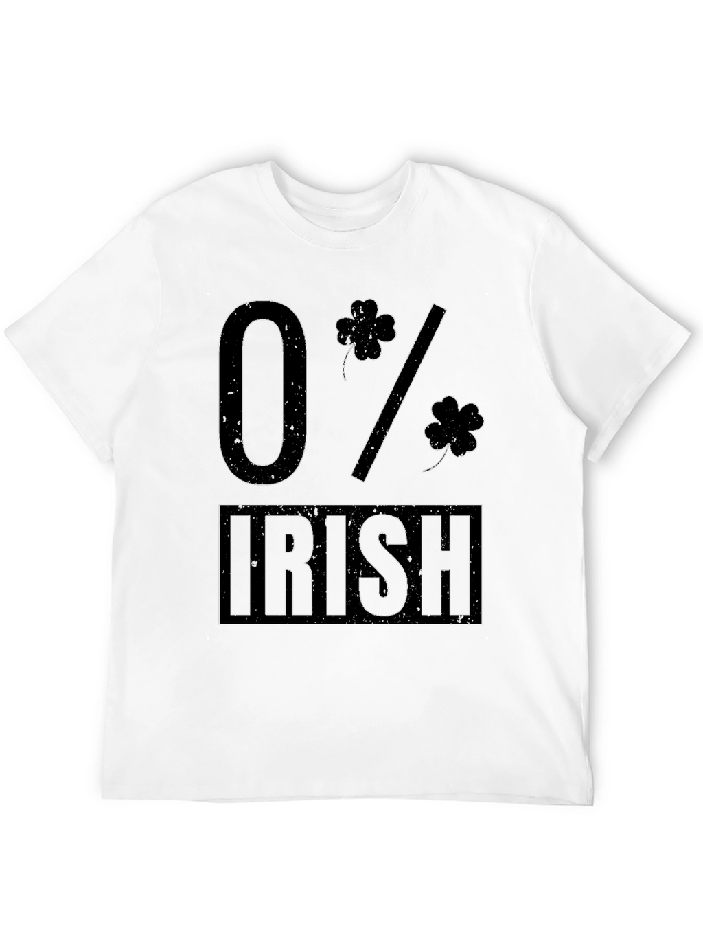 Funny 0% Irish T-Shirt St Patricks Day
