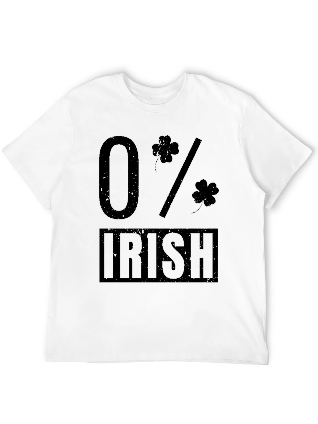 Funny 0% Irish T-Shirt St Patricks Day