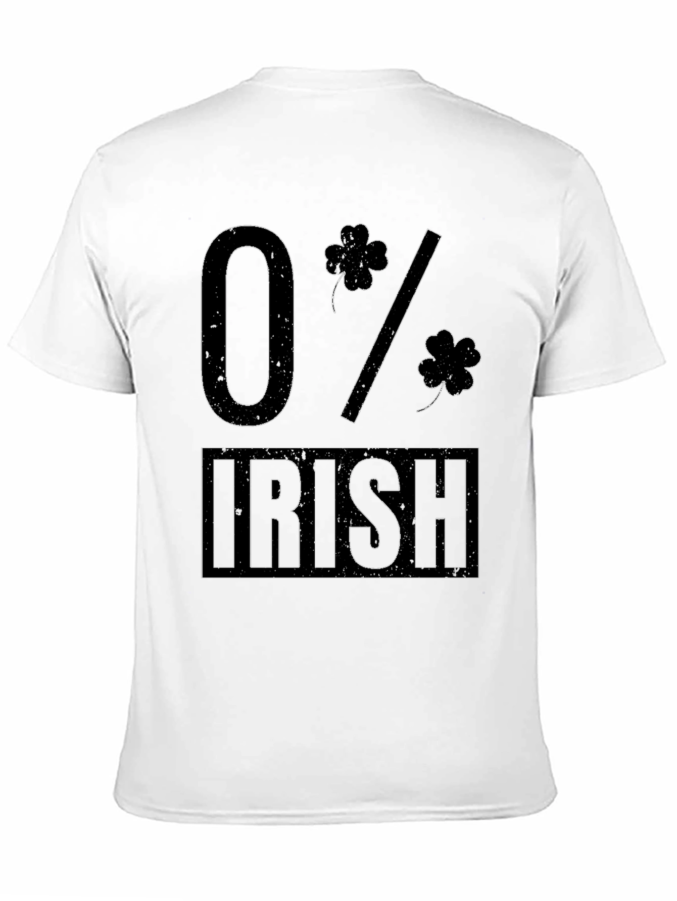 Funny 0% Irish T-Shirt St Patricks Day