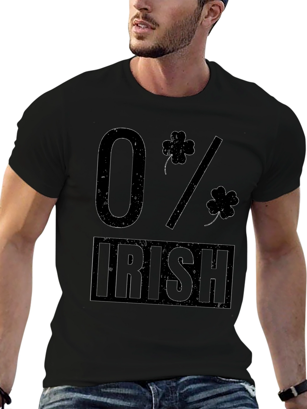 Funny 0% Irish T-Shirt St Patricks Day