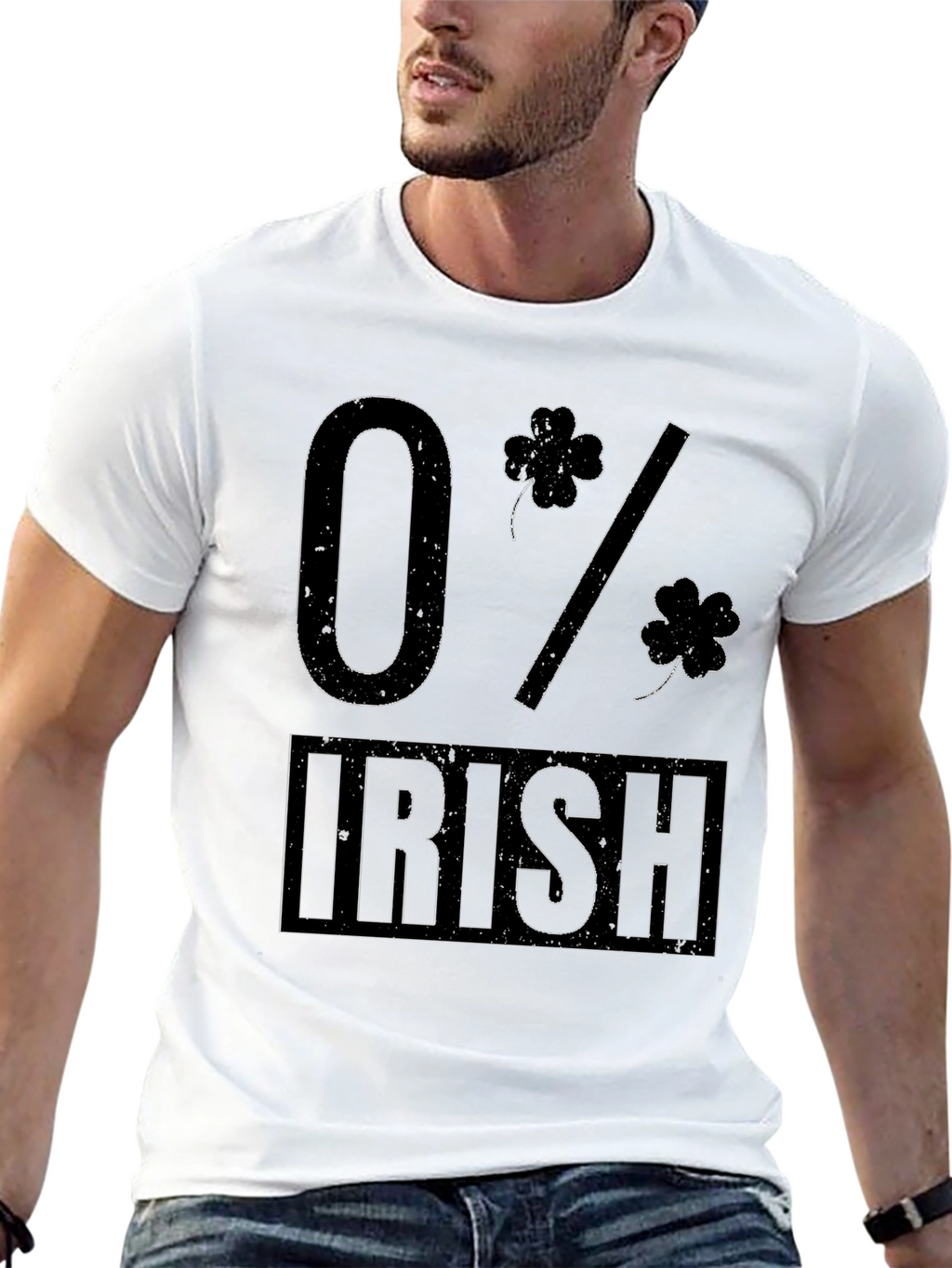 Funny 0% Irish T-Shirt St Patricks Day