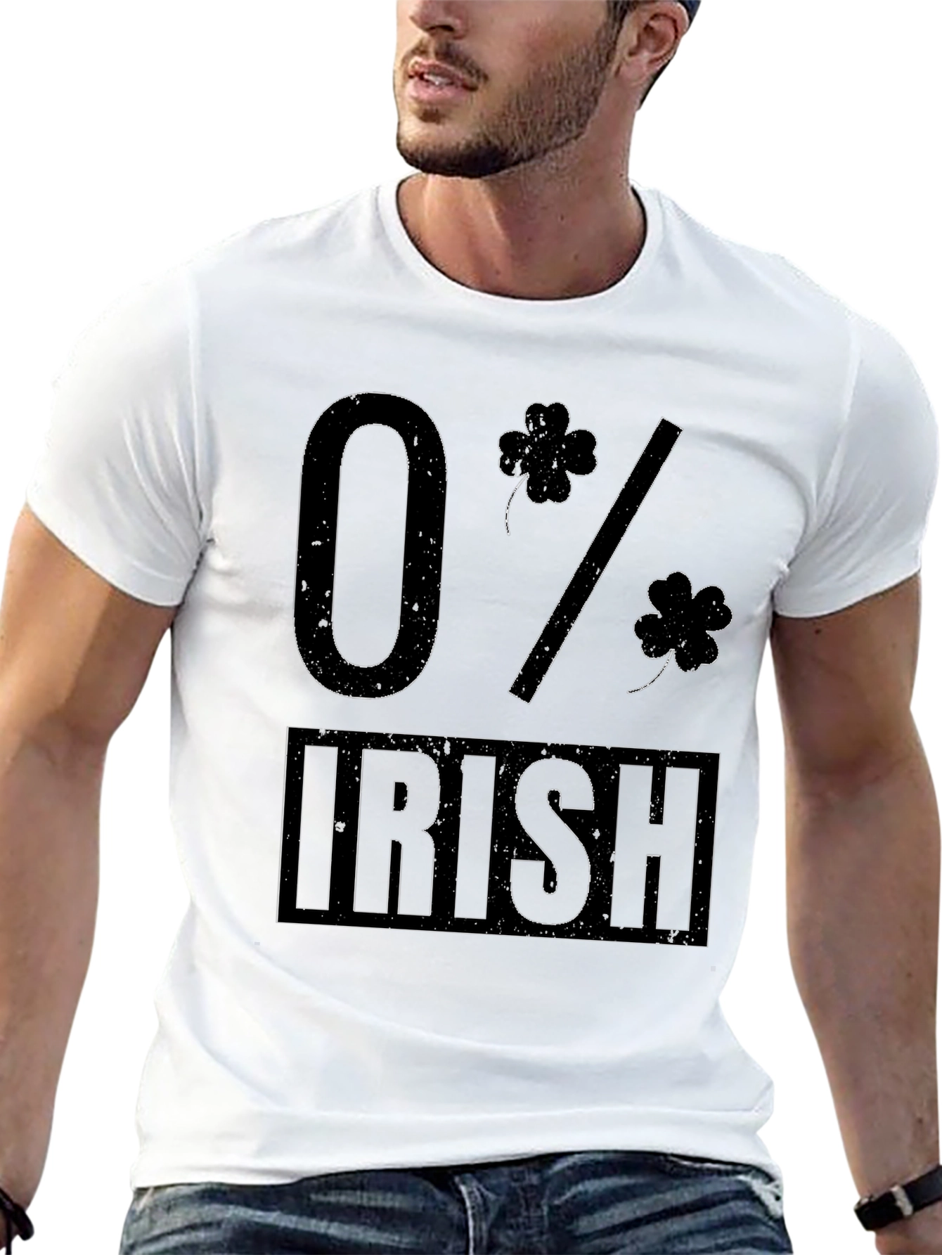 Funny 0% Irish T-Shirt St Patricks Day