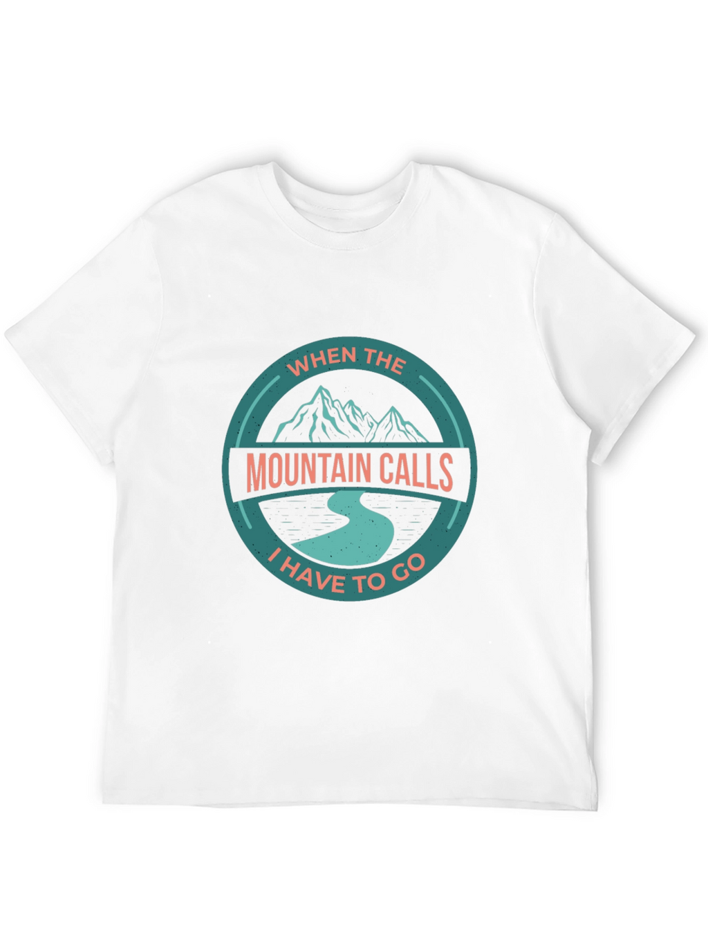 Mountain Calls Black Graphic T-Shirt