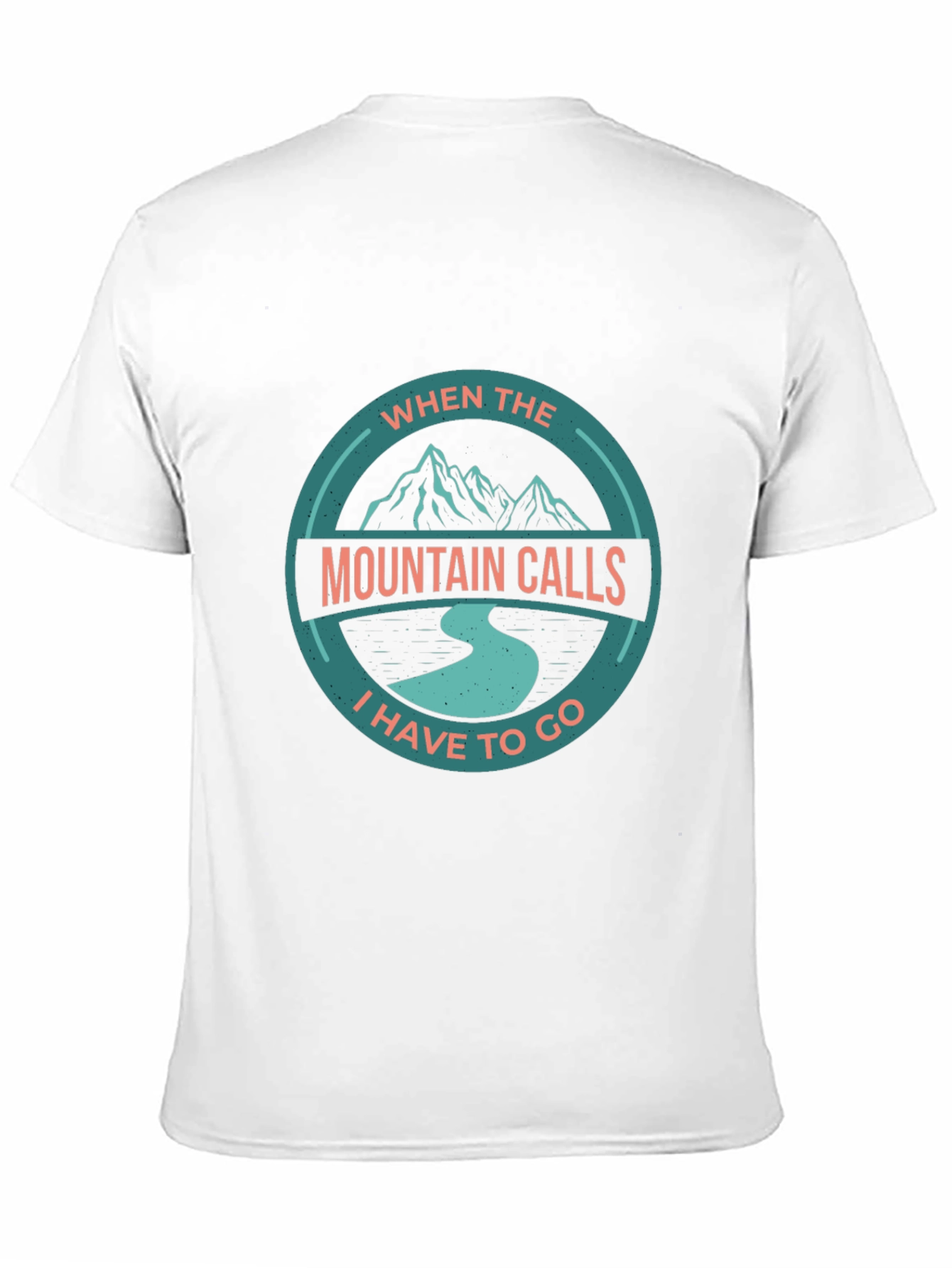 Mountain Calls Black Graphic T-Shirt