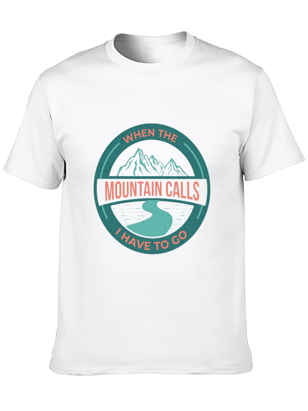 Mountain Calls Black Graphic T-Shirt
