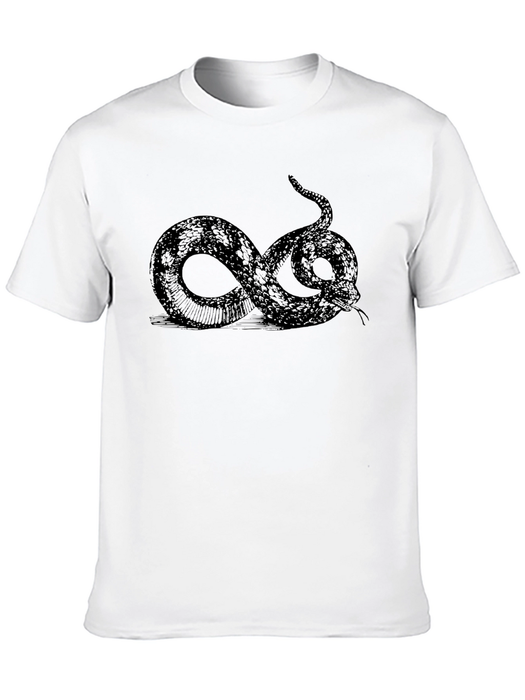 Black Snake Graphic Tee - Classic Style