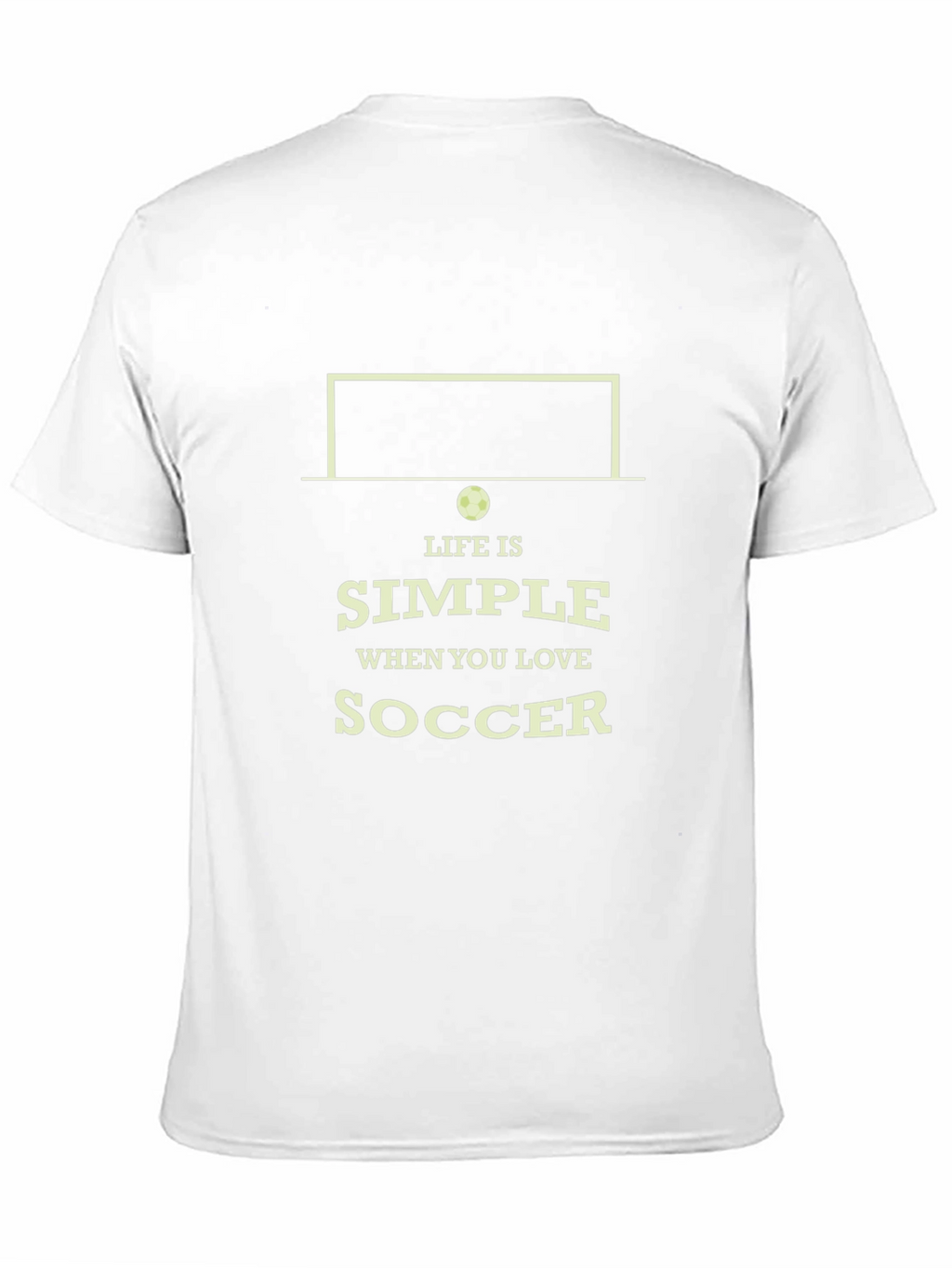 Life is Simple Soccer T-Shirt - Black